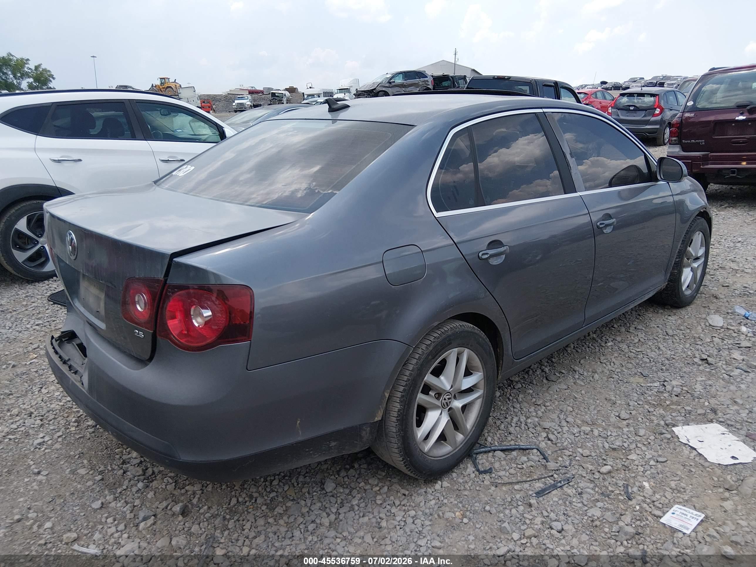 2008 Volkswagen Jetta Se Серый vin: 3VWRM71K98M120471