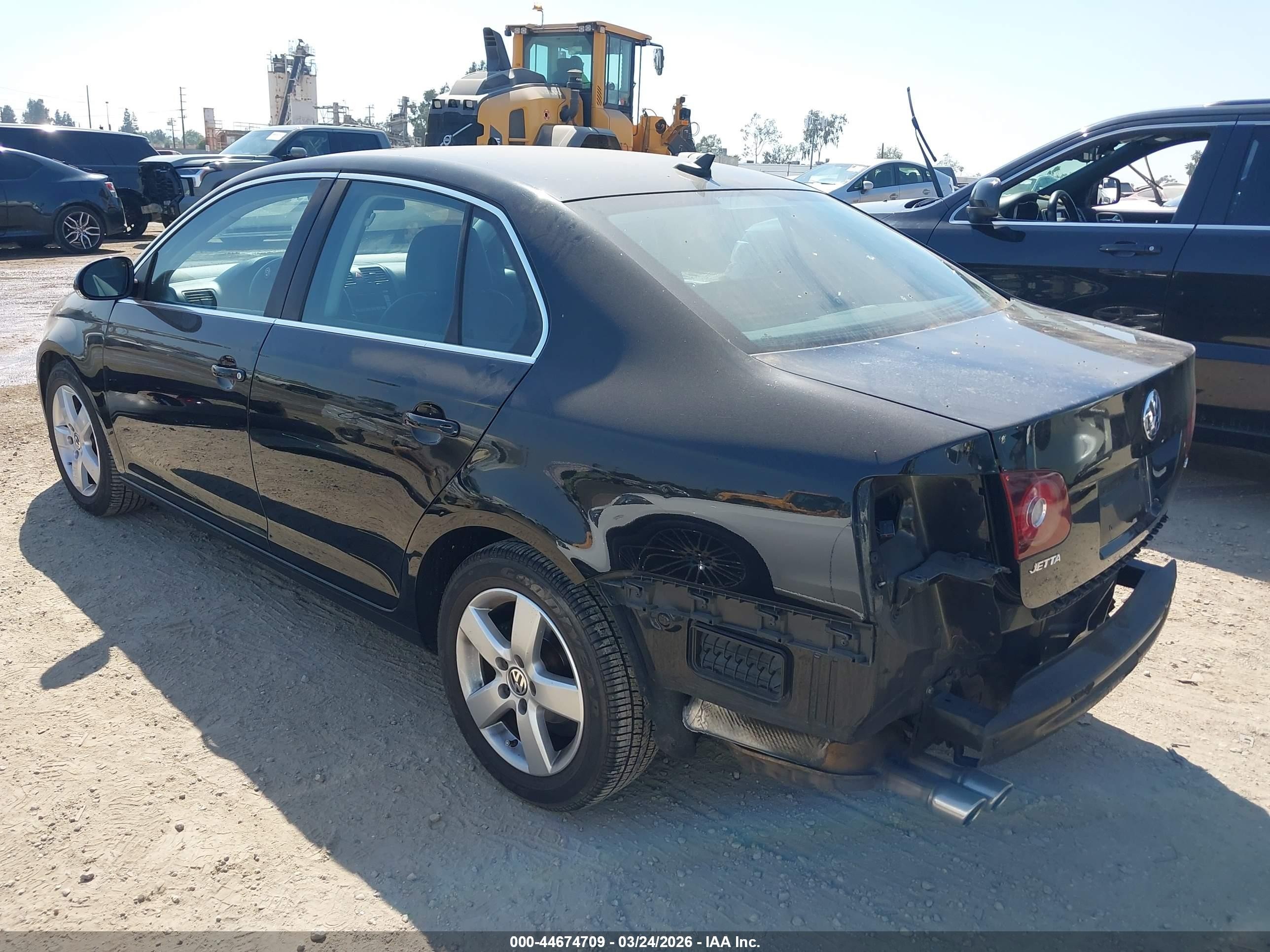 2008 Volkswagen Jetta Se/sel Black vin: 3VWRM71K98M124052
