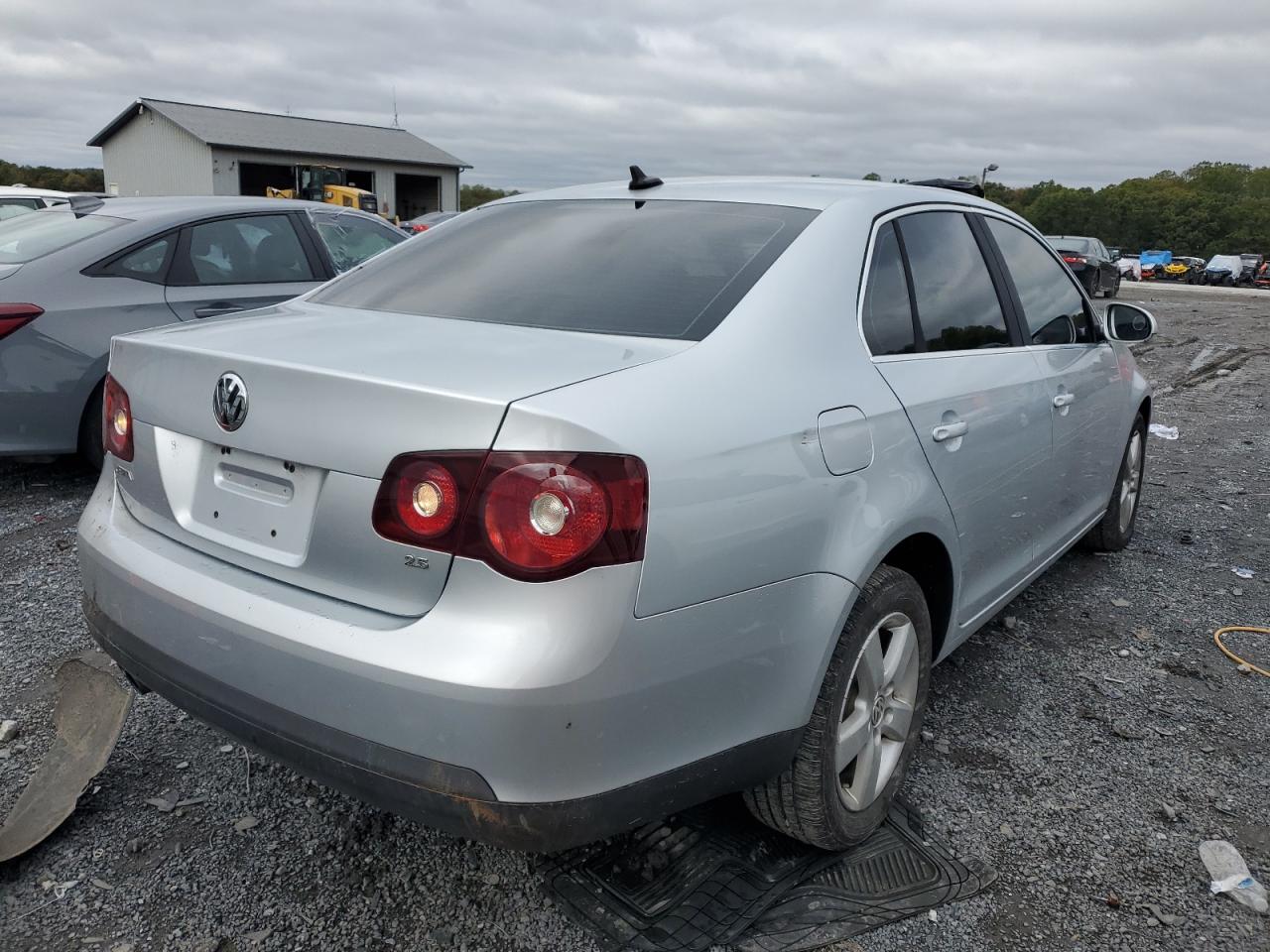 2009 Volkswagen Jetta Se Silver vin: 3VWRM71K99M028620