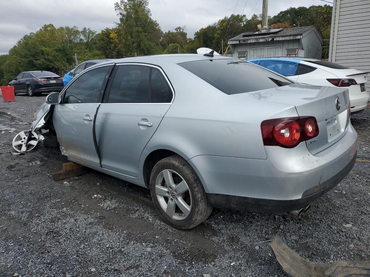 2009 Volkswagen Jetta Se Silver vin: 3VWRM71K99M028620