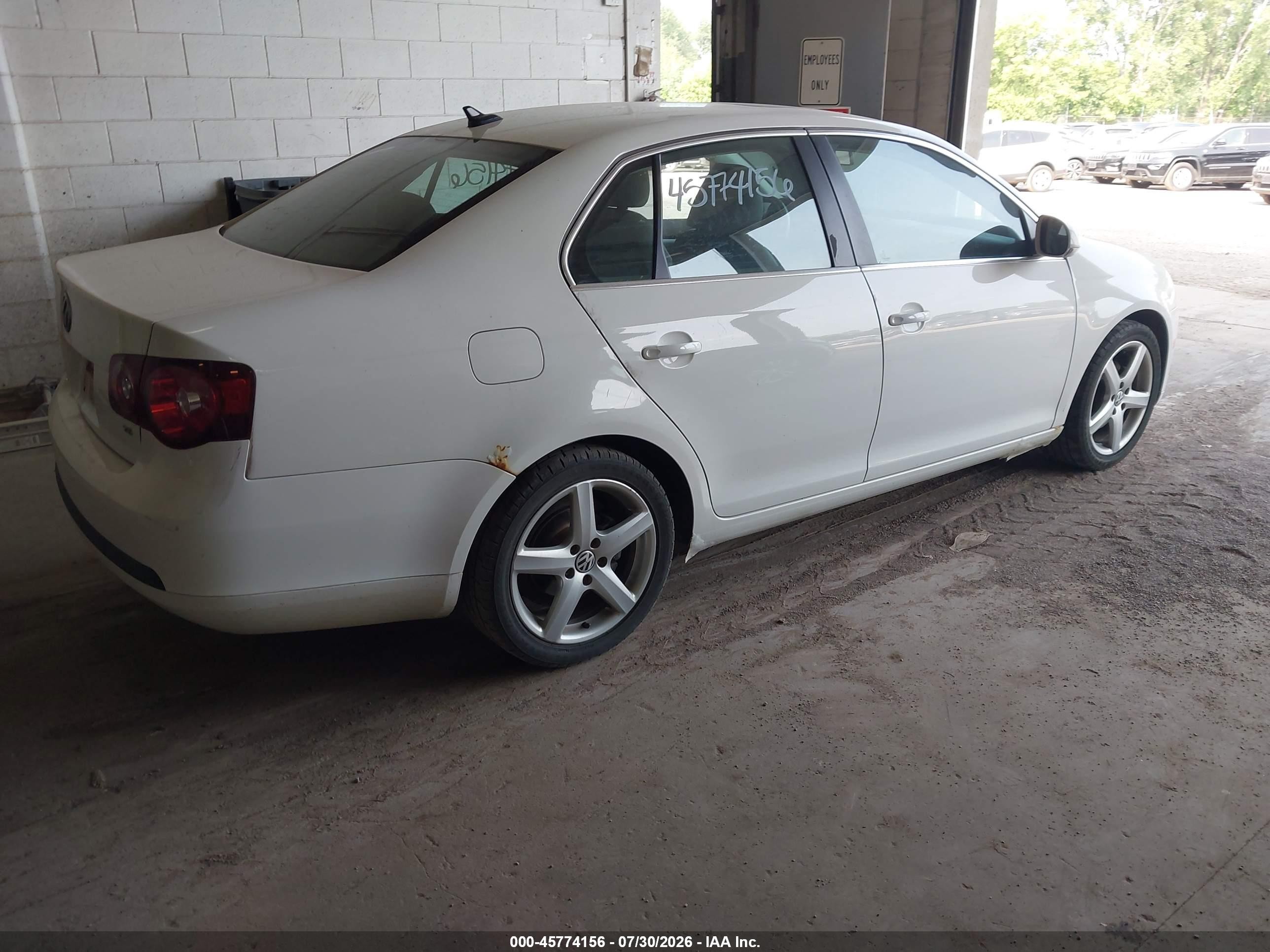 2009 Volkswagen Jetta Sel White vin: 3VWRM71K99M127244