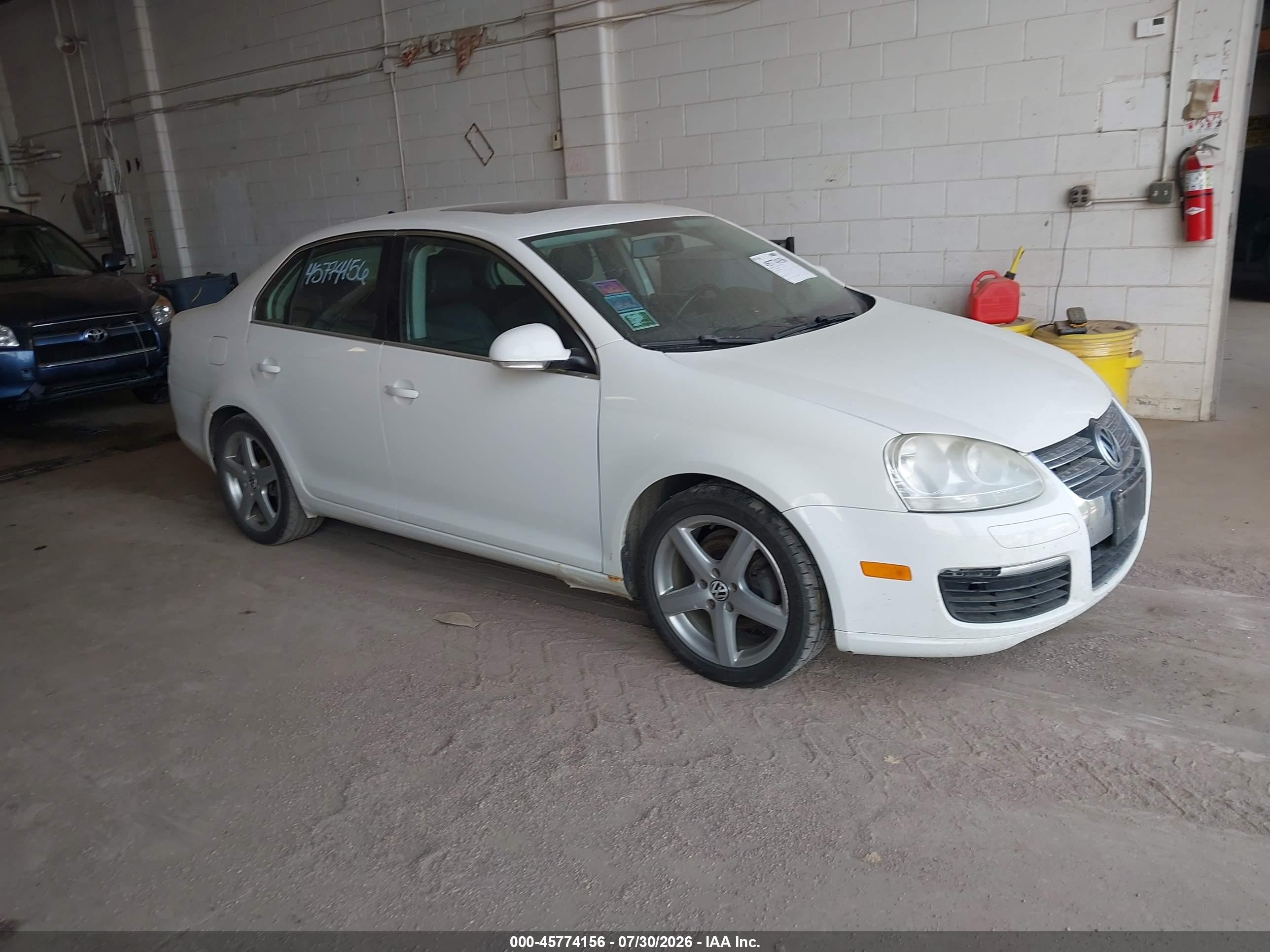 2009 Volkswagen Jetta Sel White vin: 3VWRM71K99M127244