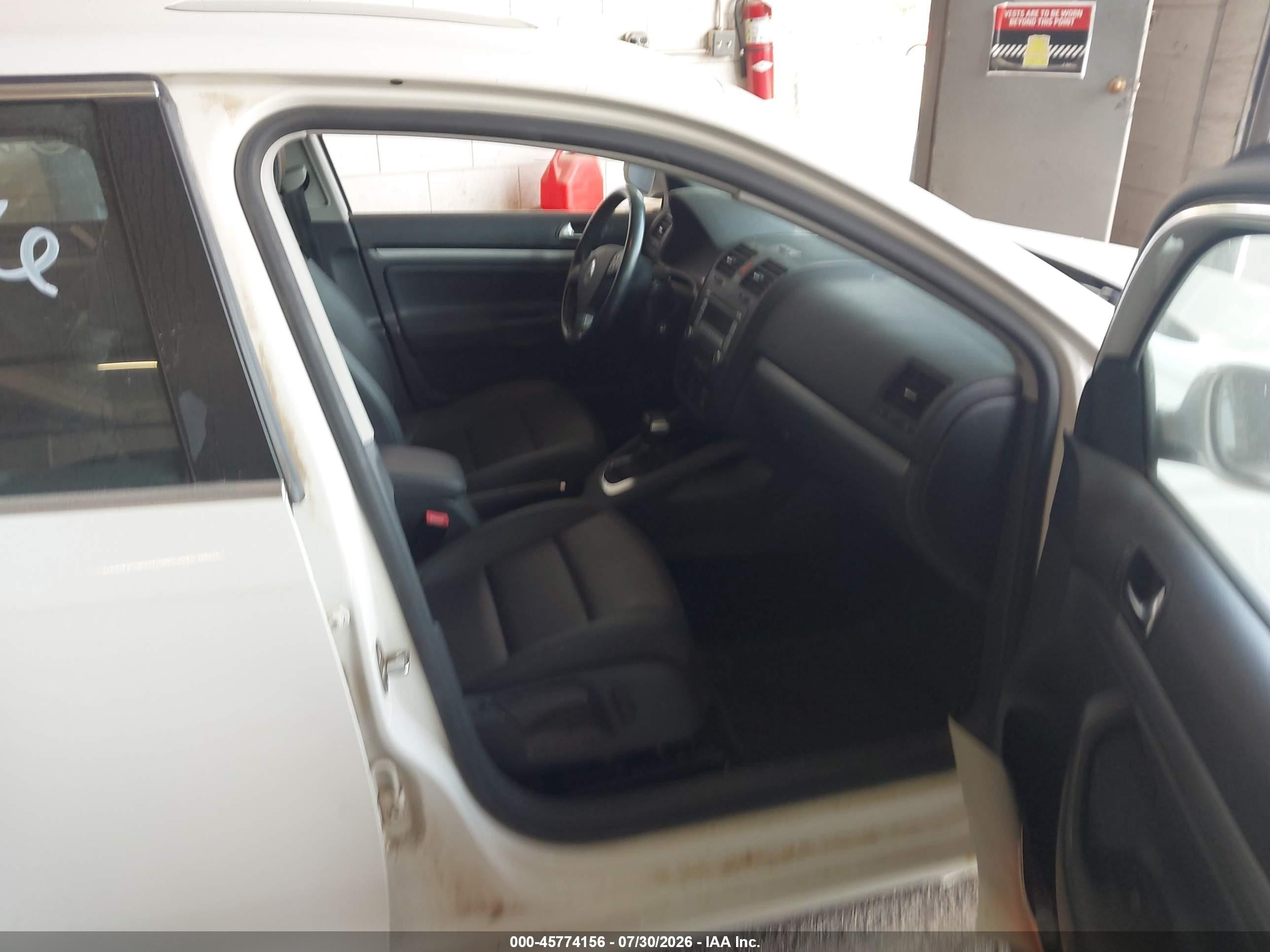 2009 Volkswagen Jetta Sel White vin: 3VWRM71K99M127244