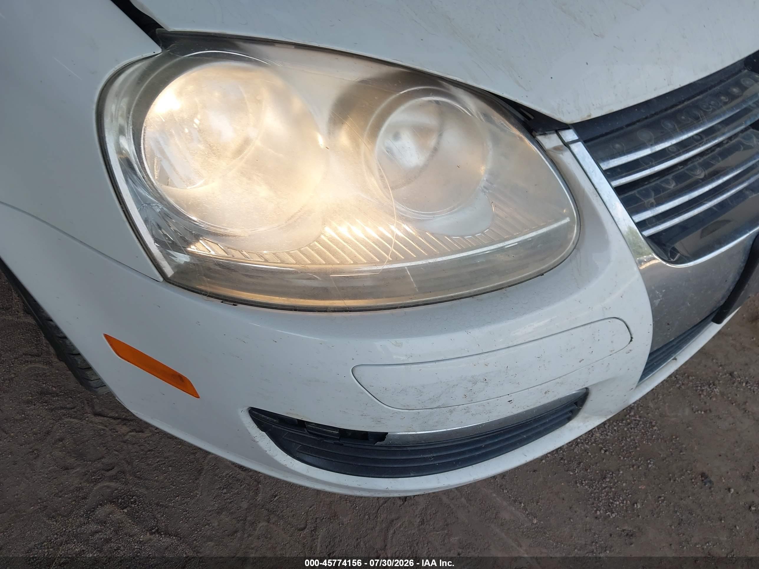 2009 Volkswagen Jetta Sel White vin: 3VWRM71K99M127244