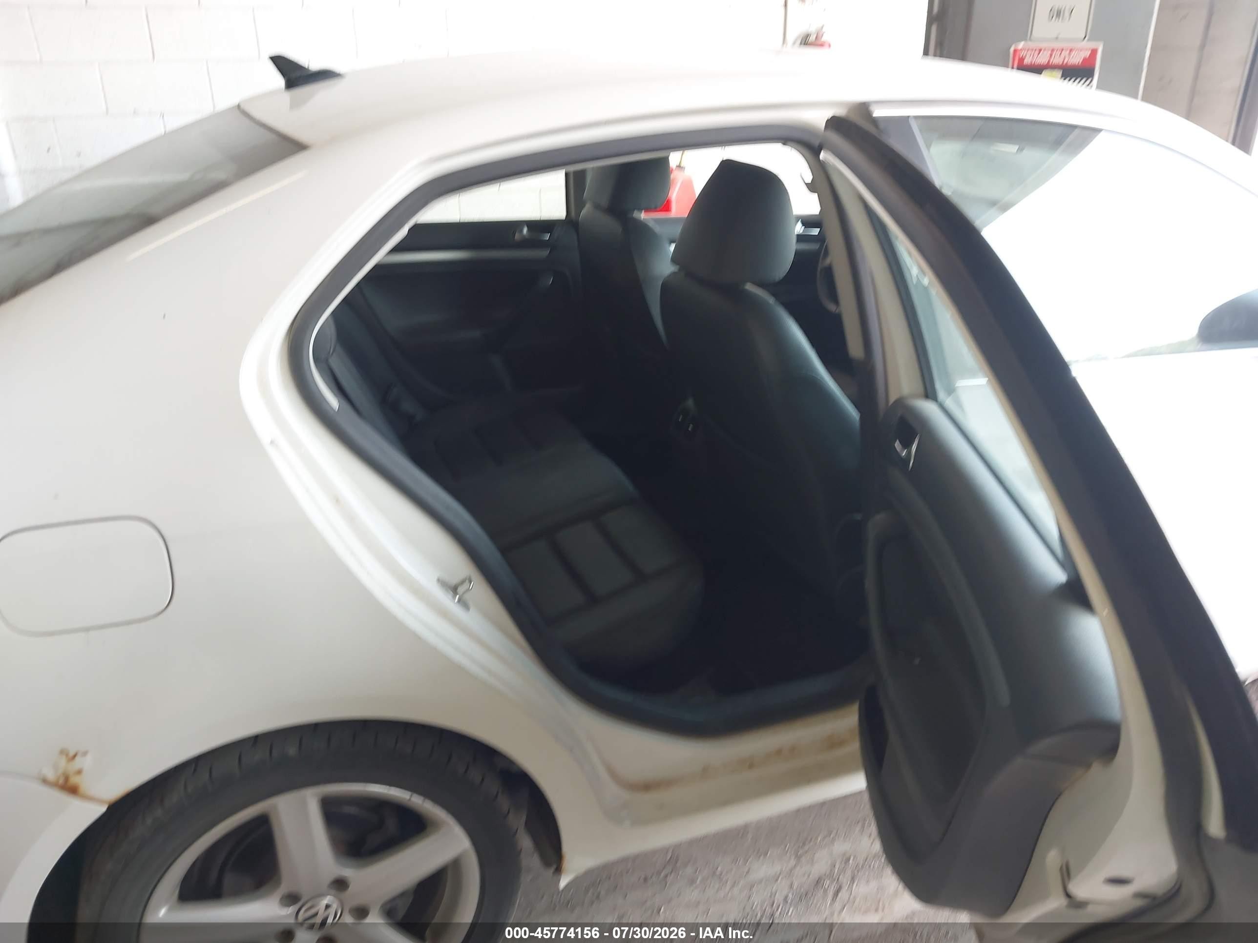 2009 Volkswagen Jetta Sel White vin: 3VWRM71K99M127244