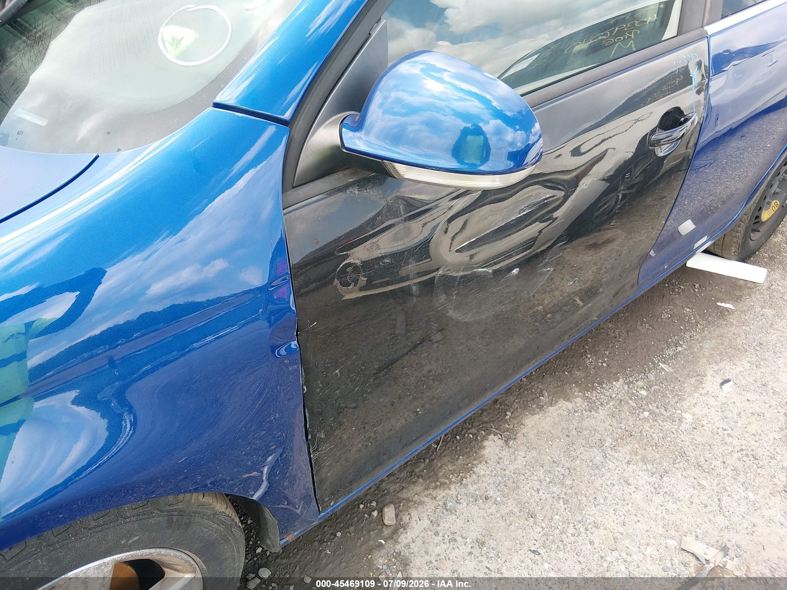 2009 Volkswagen Jetta Se/sel Blue vin: 3VWRM71KX9M032708