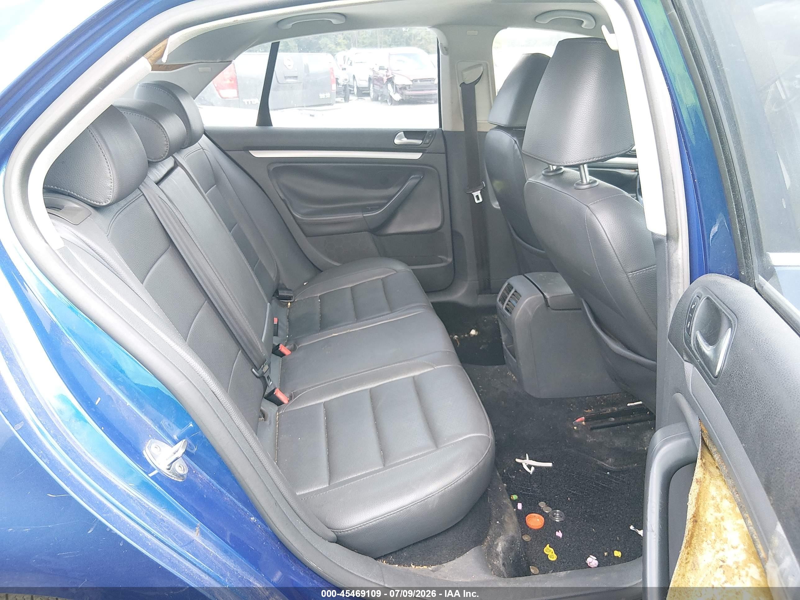 2009 Volkswagen Jetta Se/sel Blue vin: 3VWRM71KX9M032708
