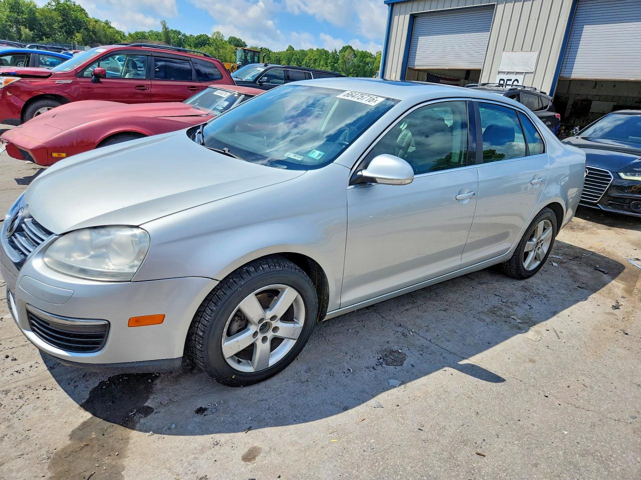 2009 Volkswagen Jetta Se Silver vin: 3VWRM71KX9M088907