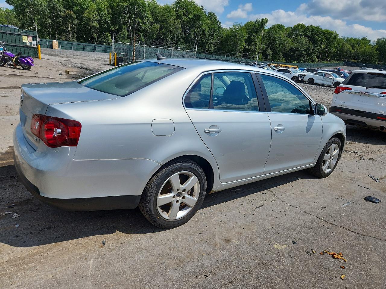 2009 Volkswagen Jetta Se Silver vin: 3VWRM71KX9M088907