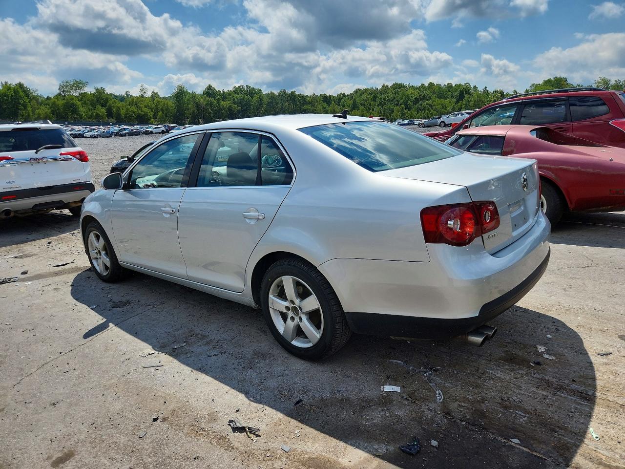 2009 Volkswagen Jetta Se Silver vin: 3VWRM71KX9M088907