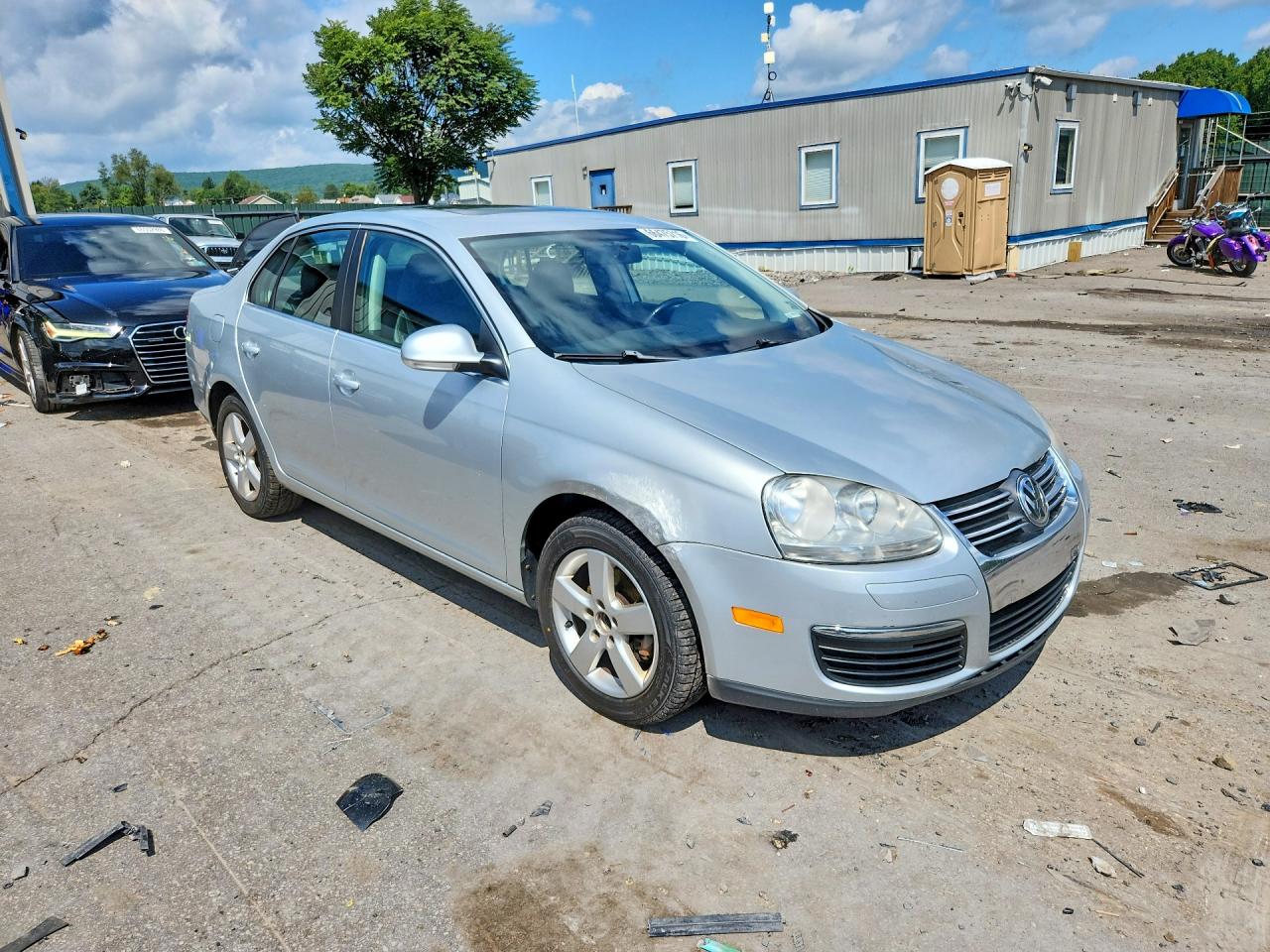 2009 Volkswagen Jetta Se Silver vin: 3VWRM71KX9M088907
