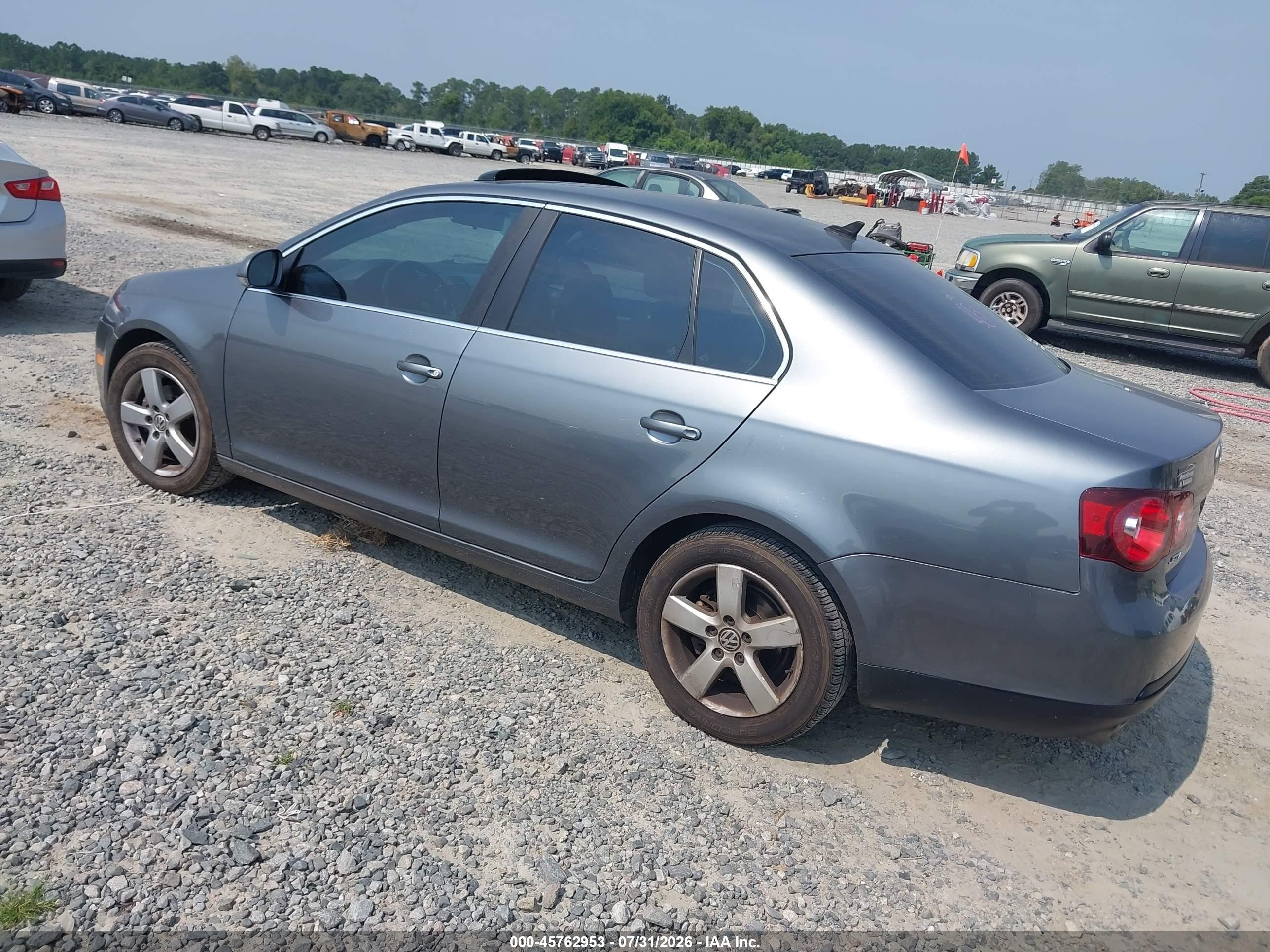 2009 Volkswagen Jetta Se Dark Blue vin: 3VWRM71KX9M175125