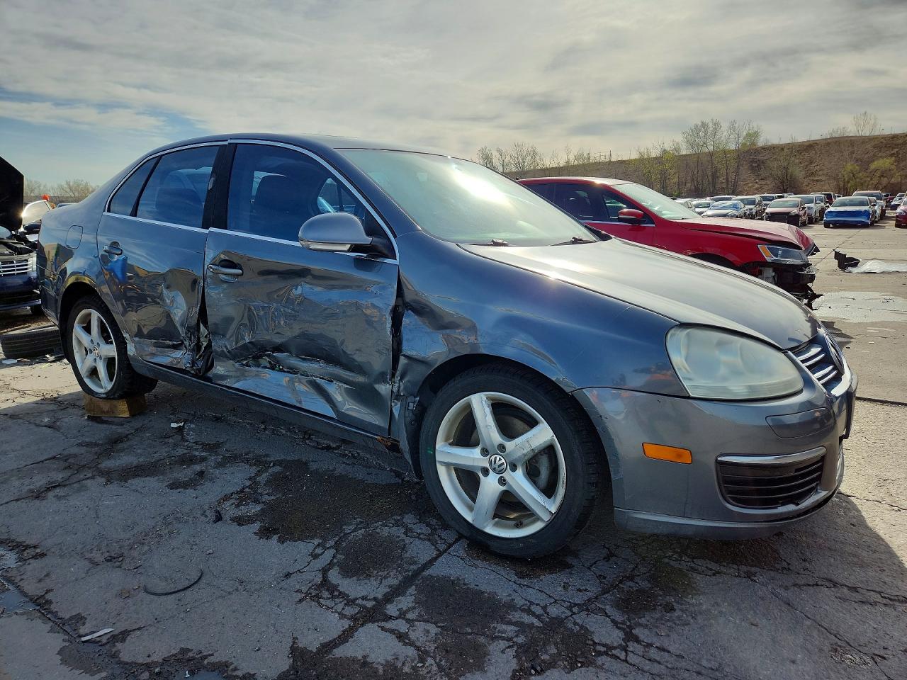 2008 Volkswagen Jetta Se/sel Charcoal vin: 3VWRM81K58M077737