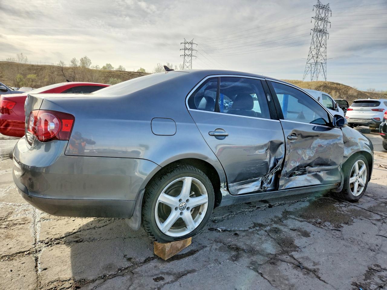 2008 Volkswagen Jetta Se/sel Charcoal vin: 3VWRM81K58M077737