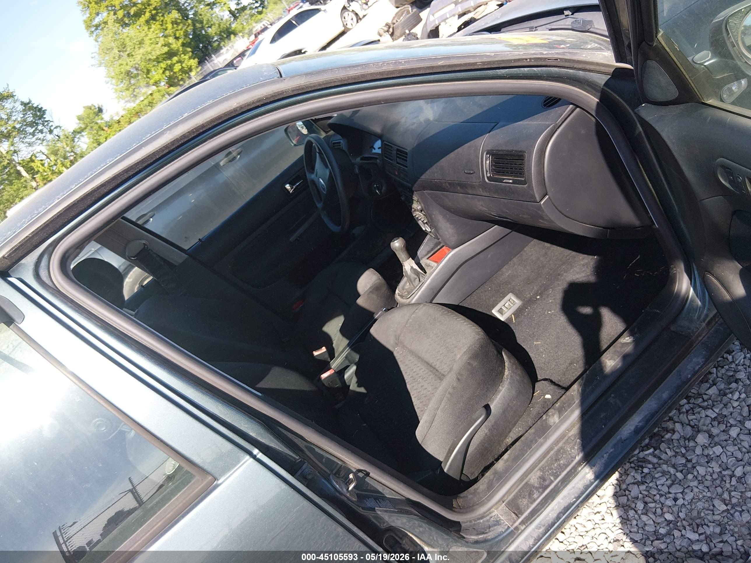 2003 Volkswagen Jetta Gl Tdi Gray vin: 3VWRP69M33M147083