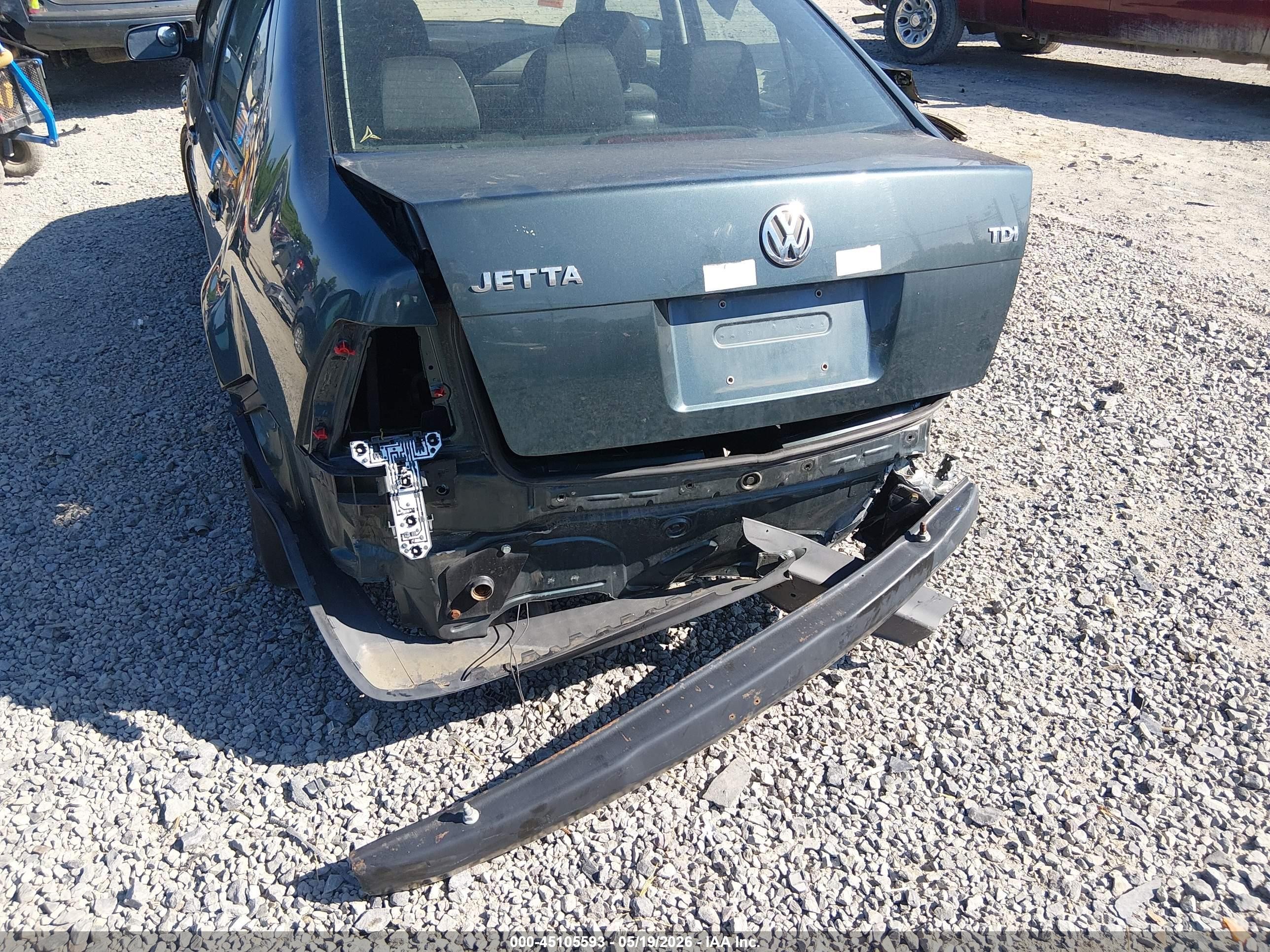 2003 Volkswagen Jetta Gl Tdi Gray vin: 3VWRP69M33M147083
