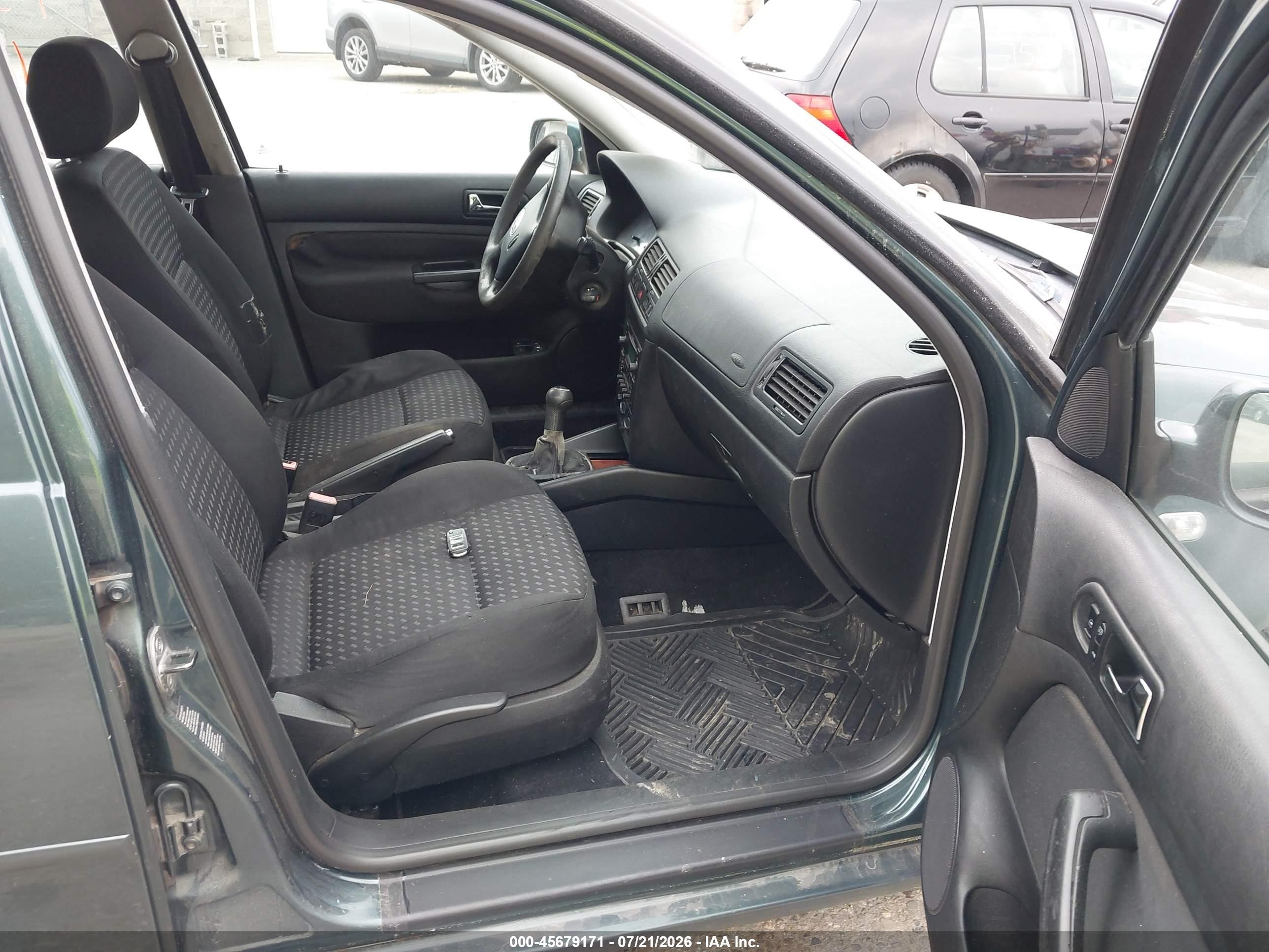 2003 Volkswagen Jetta Gl Tdi Green vin: 3VWRP69M43M182442