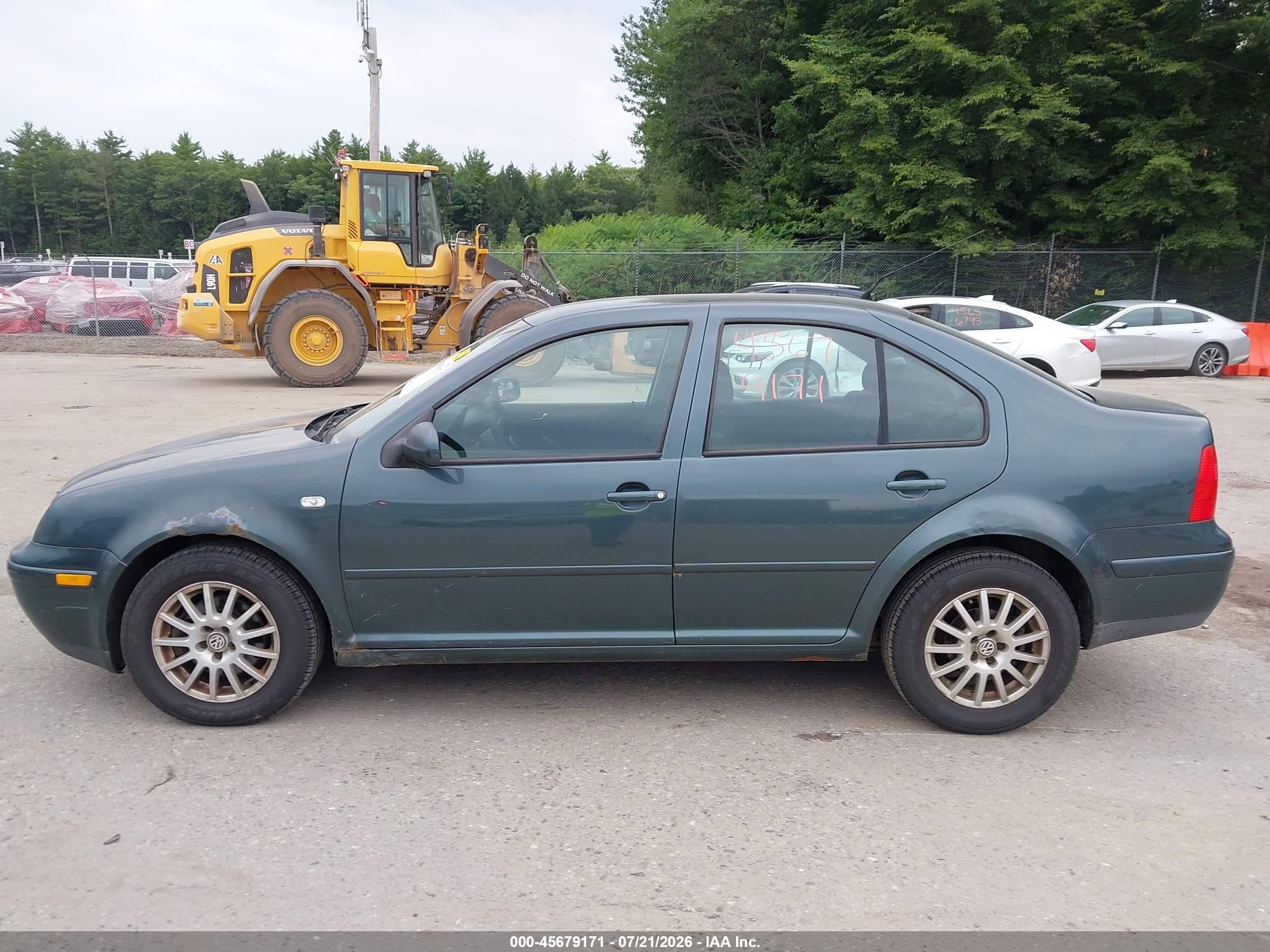 2003 Volkswagen Jetta Gl Tdi Green vin: 3VWRP69M43M182442
