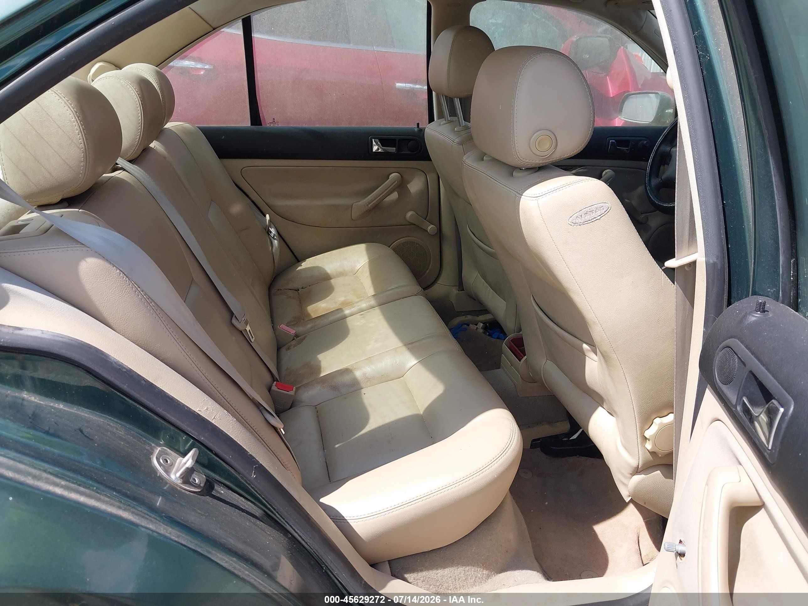2001 Volkswagen Jetta Gl Tdi Green vin: 3VWRP69M71M146287