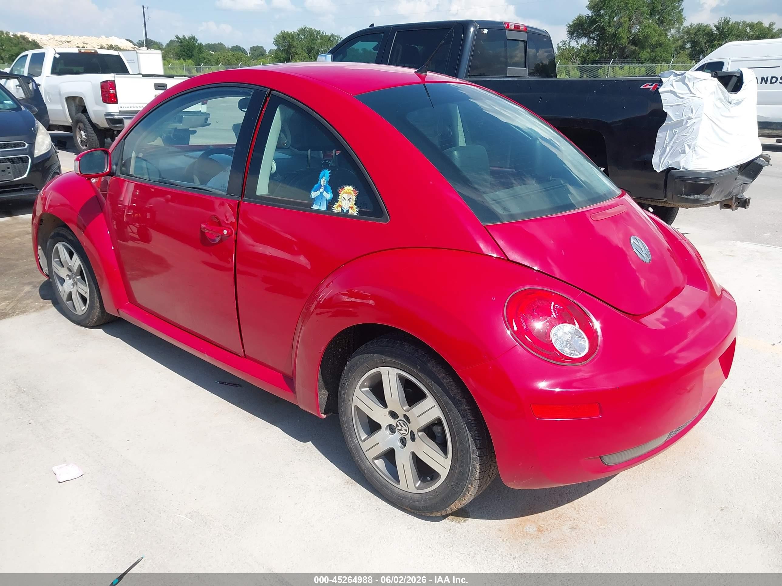 2006 Volkswagen New Beetle Tdi Red vin: 3VWRR31C06M412655