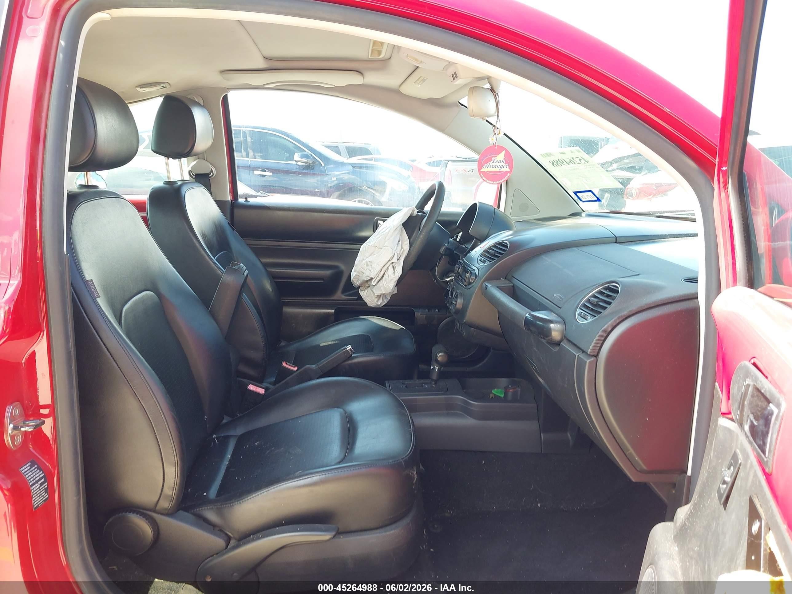 2006 Volkswagen New Beetle Tdi Red vin: 3VWRR31C06M412655