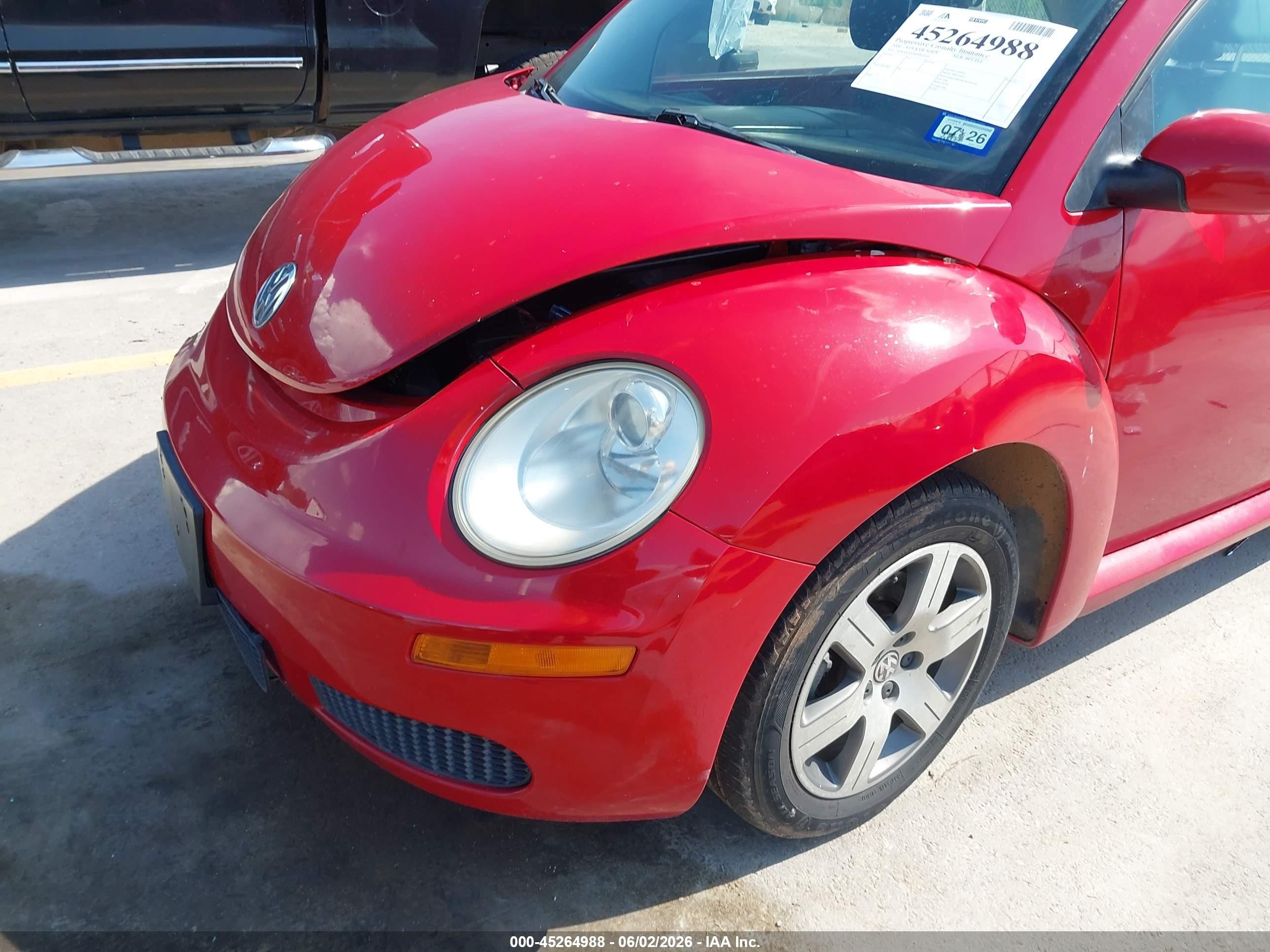 2006 Volkswagen New Beetle Tdi Red vin: 3VWRR31C06M412655
