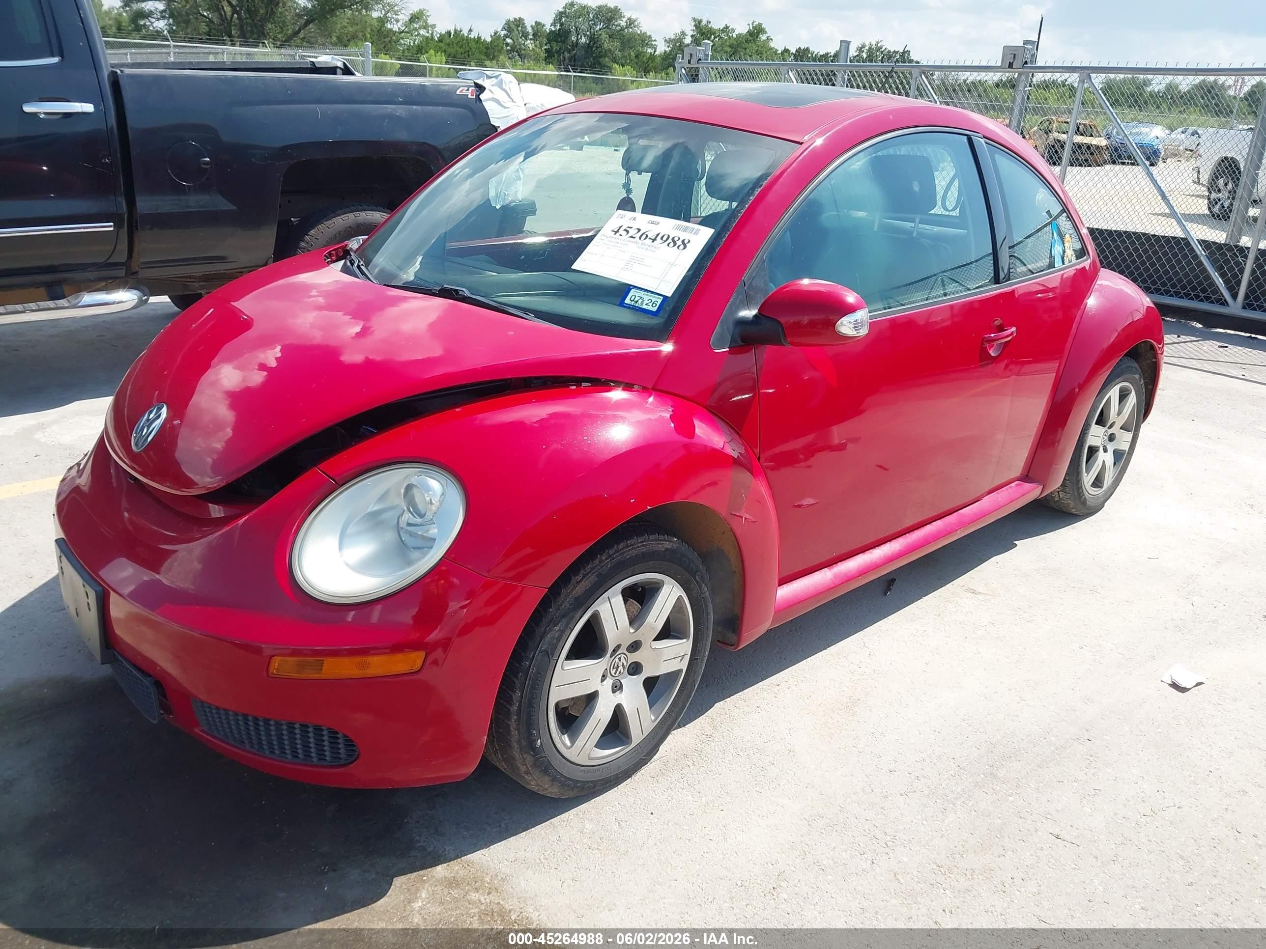 2006 Volkswagen New Beetle Tdi Red vin: 3VWRR31C06M412655