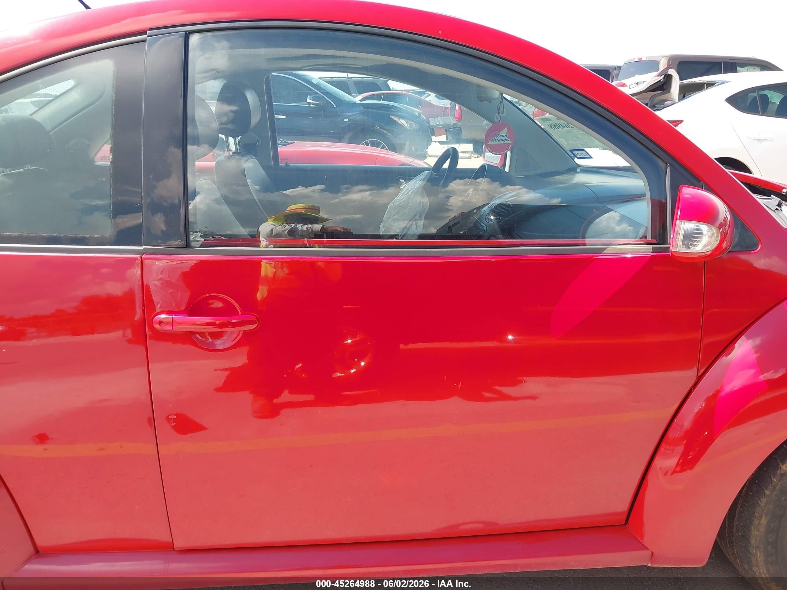 2006 Volkswagen New Beetle Tdi Red vin: 3VWRR31C06M412655