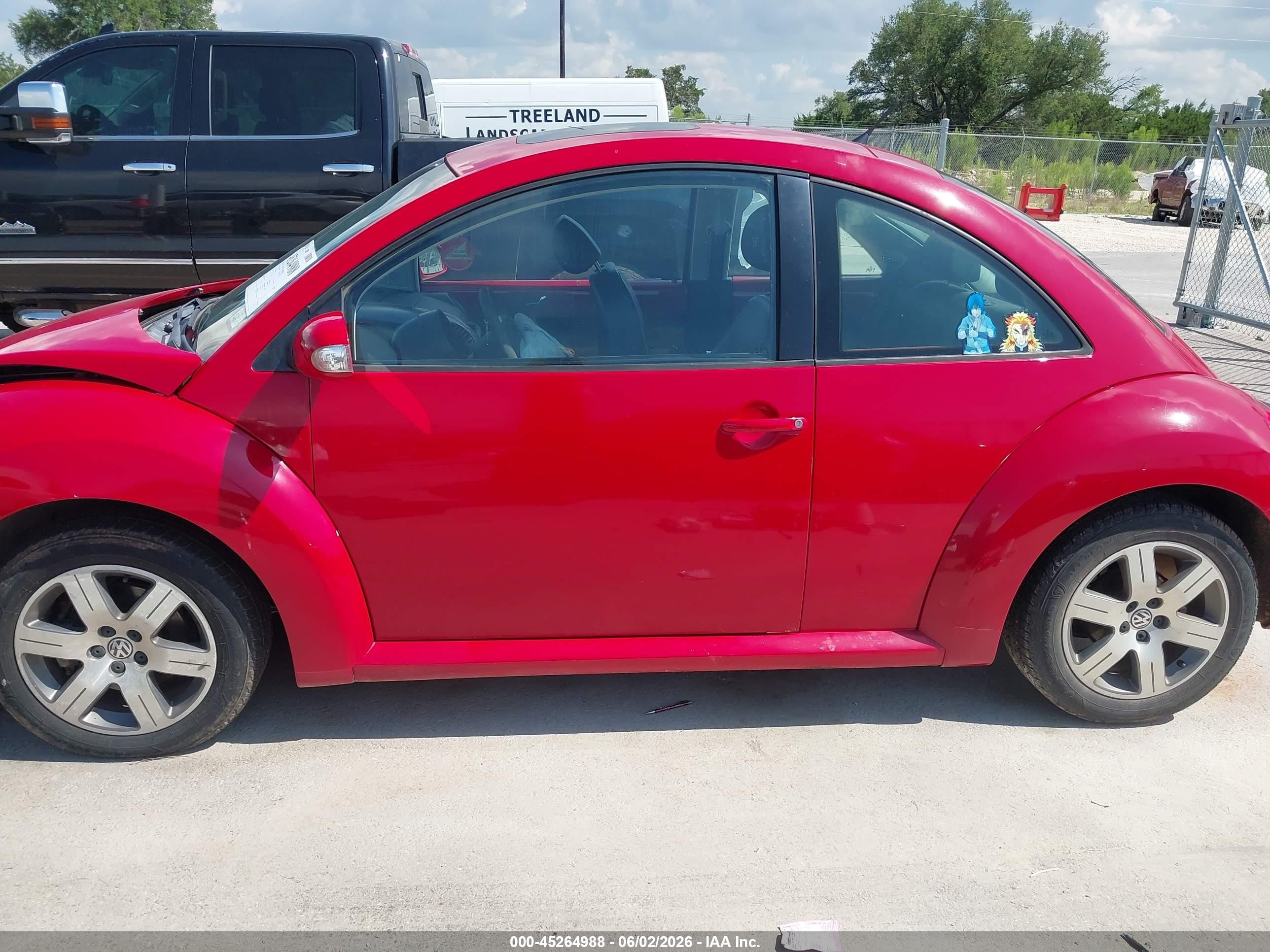 2006 Volkswagen New Beetle Tdi Red vin: 3VWRR31C06M412655
