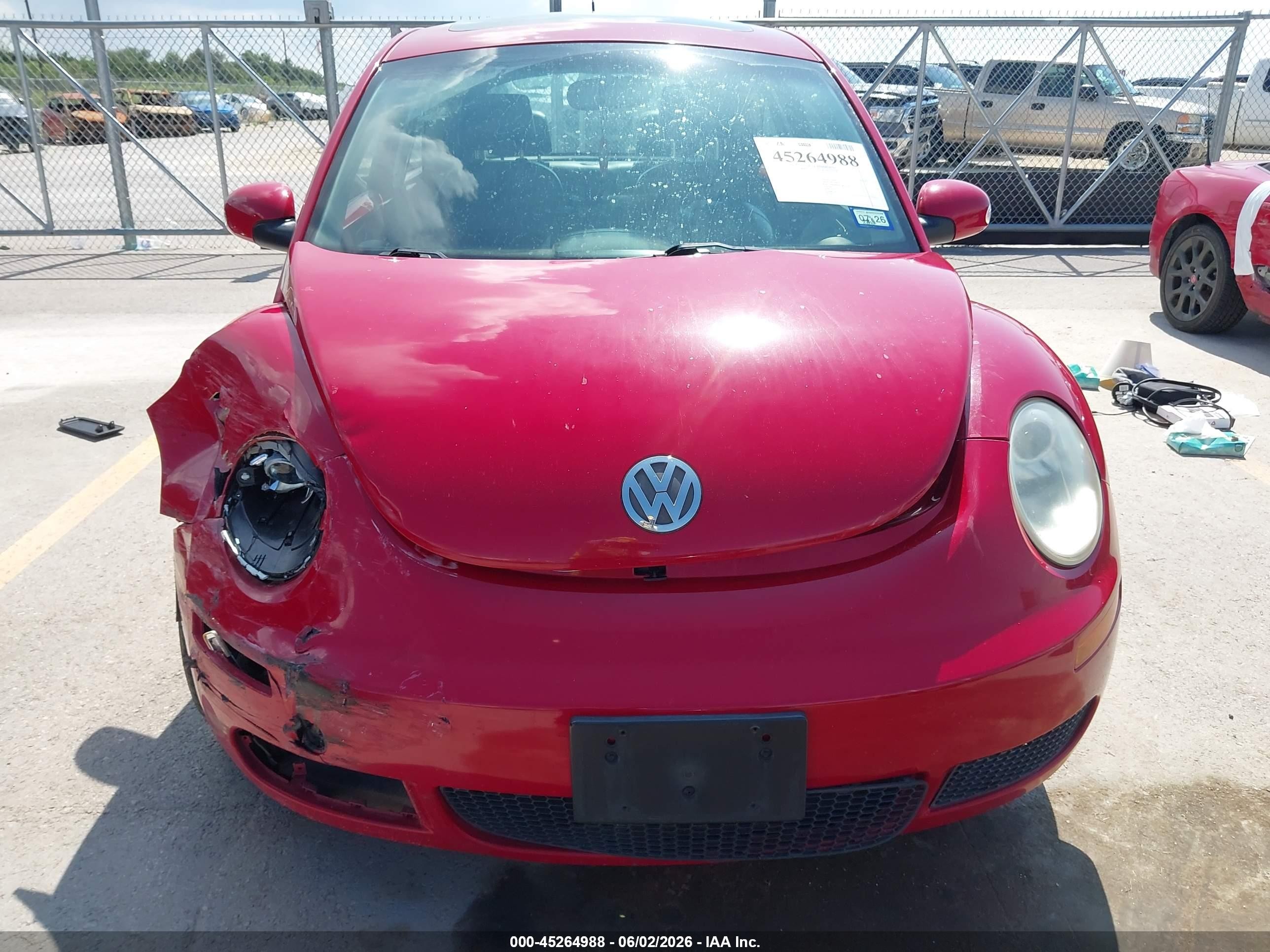 2006 Volkswagen New Beetle Tdi Red vin: 3VWRR31C06M412655