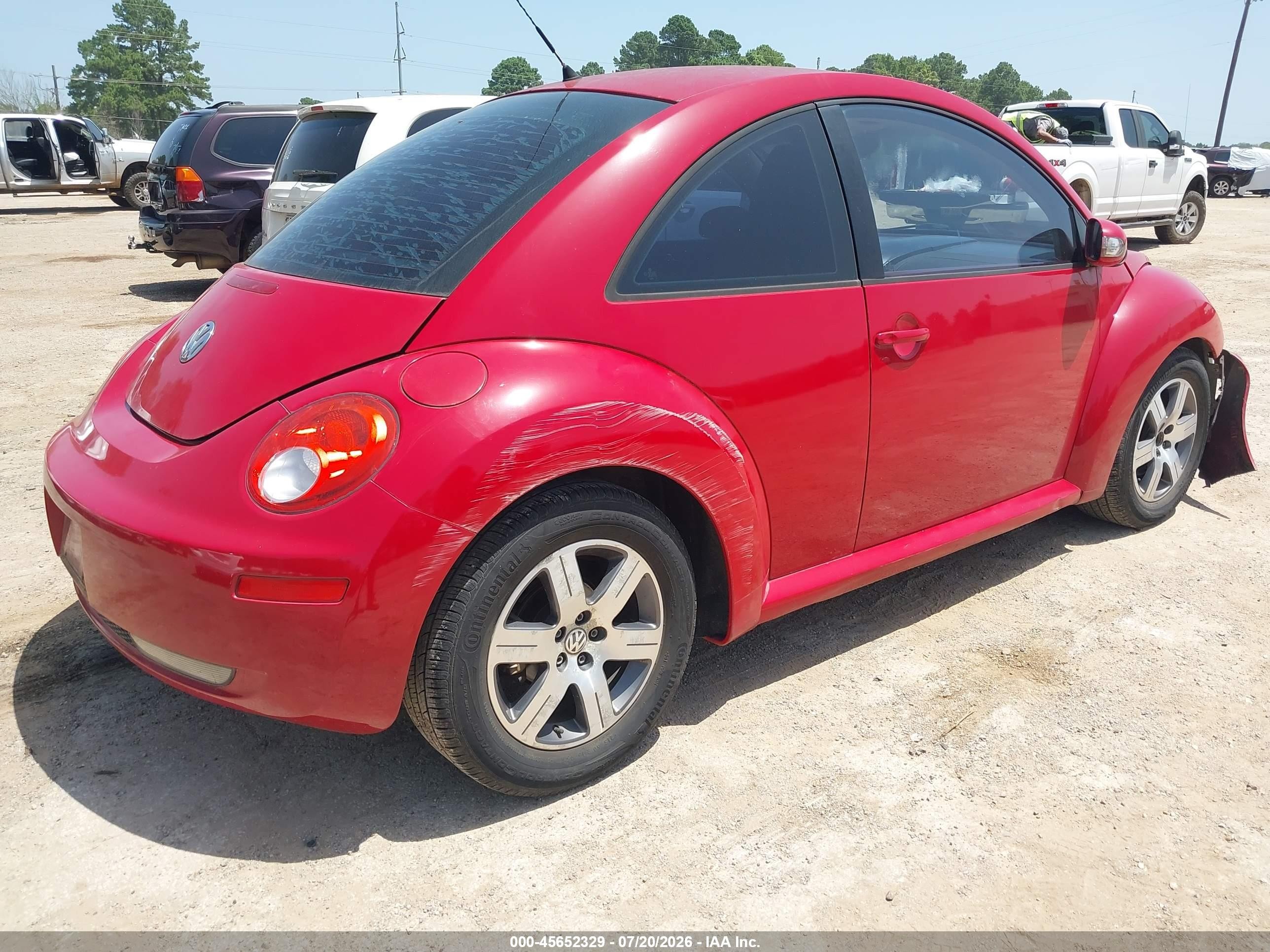 2006 Volkswagen New Beetle Tdi Красный vin: 3VWRR31C36M401309