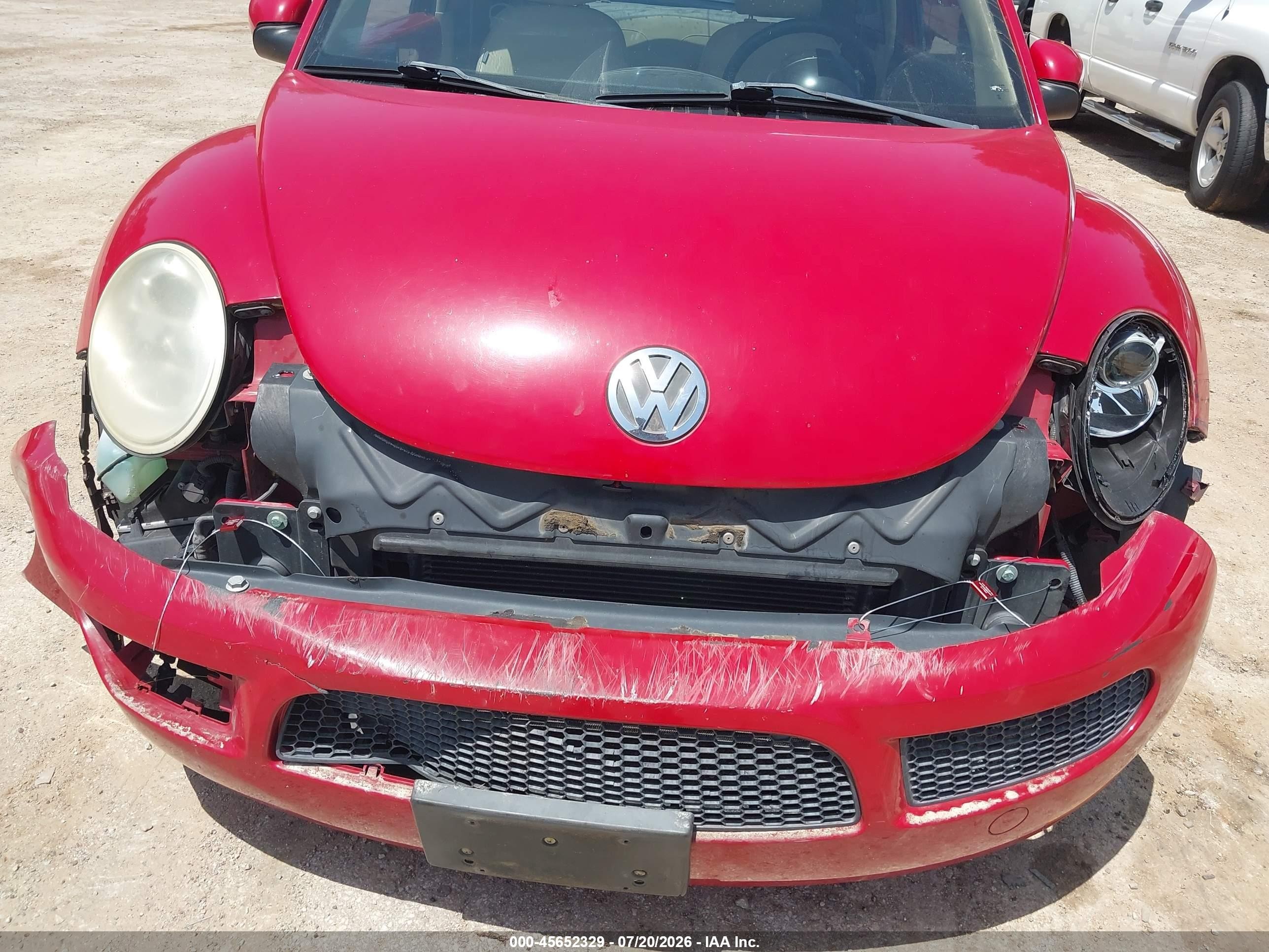 2006 Volkswagen New Beetle Tdi Красный vin: 3VWRR31C36M401309
