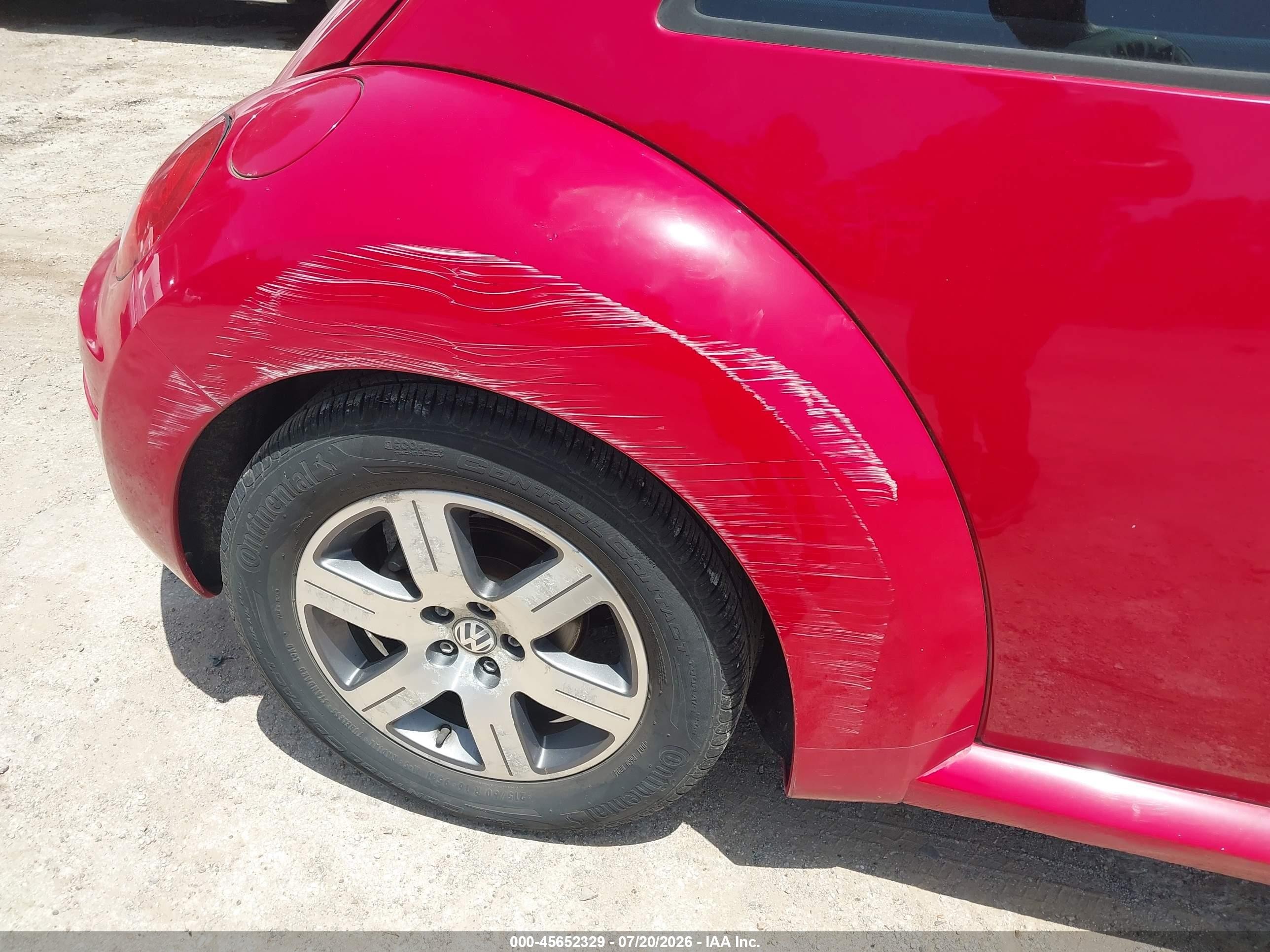 2006 Volkswagen New Beetle Tdi Красный vin: 3VWRR31C36M401309