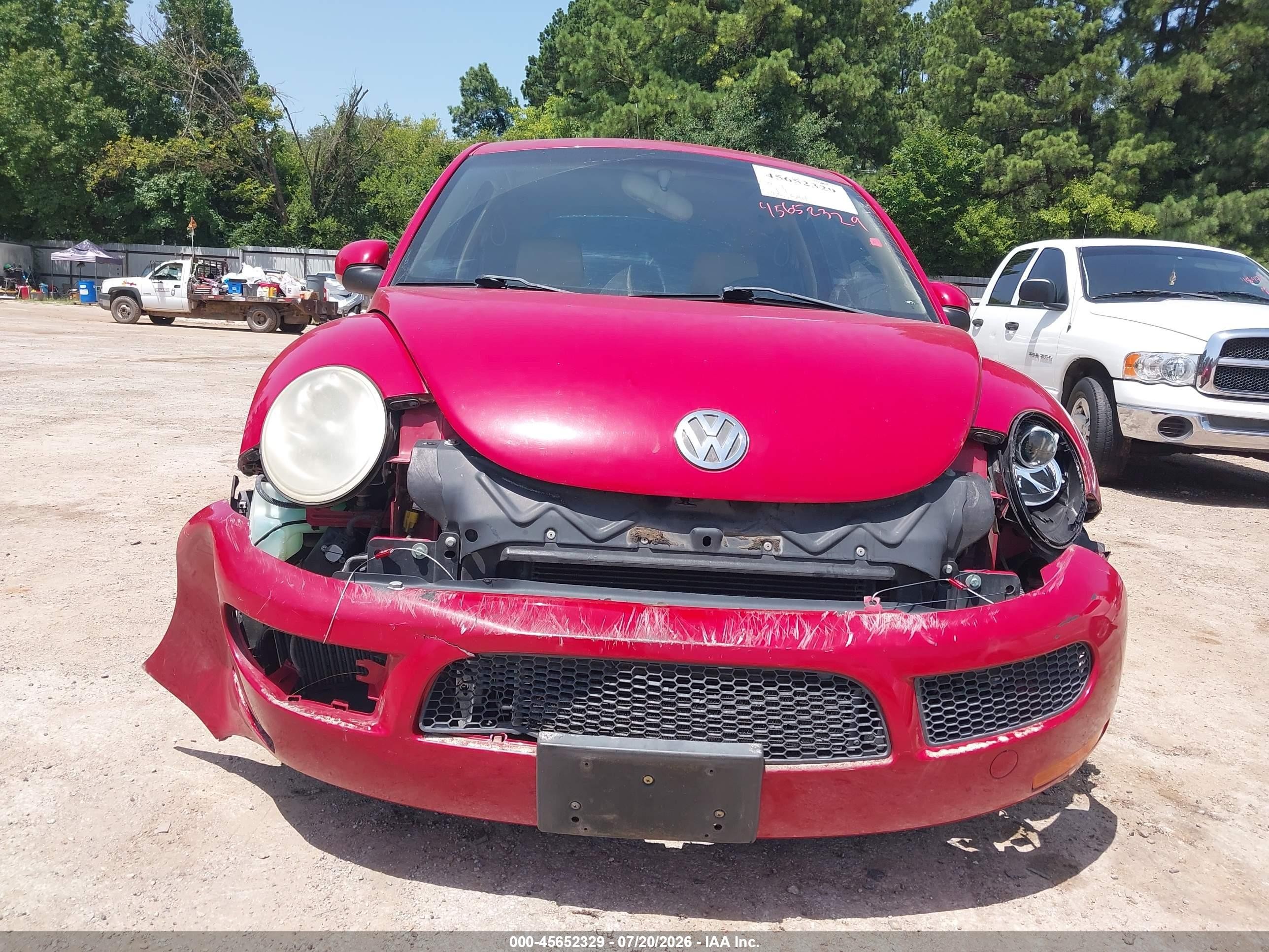 2006 Volkswagen New Beetle Tdi Красный vin: 3VWRR31C36M401309