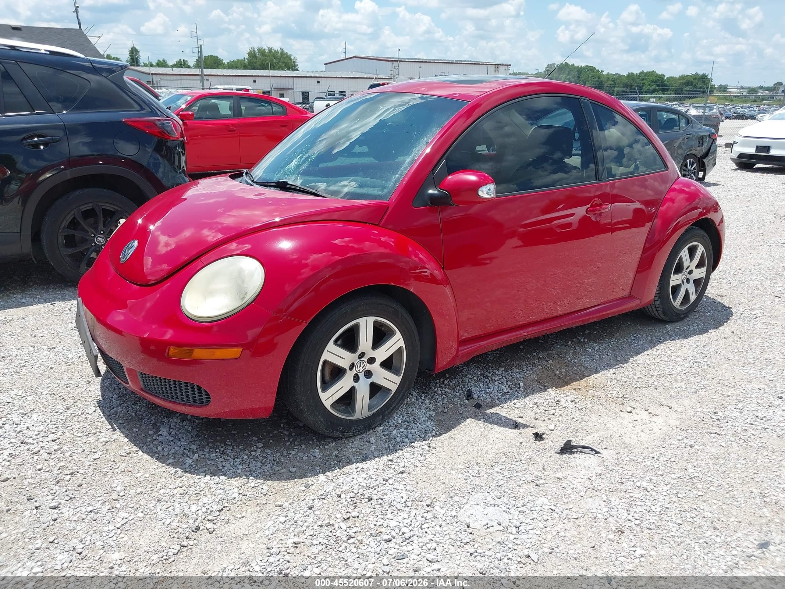 2006 Volkswagen New Beetle Tdi Красный vin: 3VWRR31C76M406450