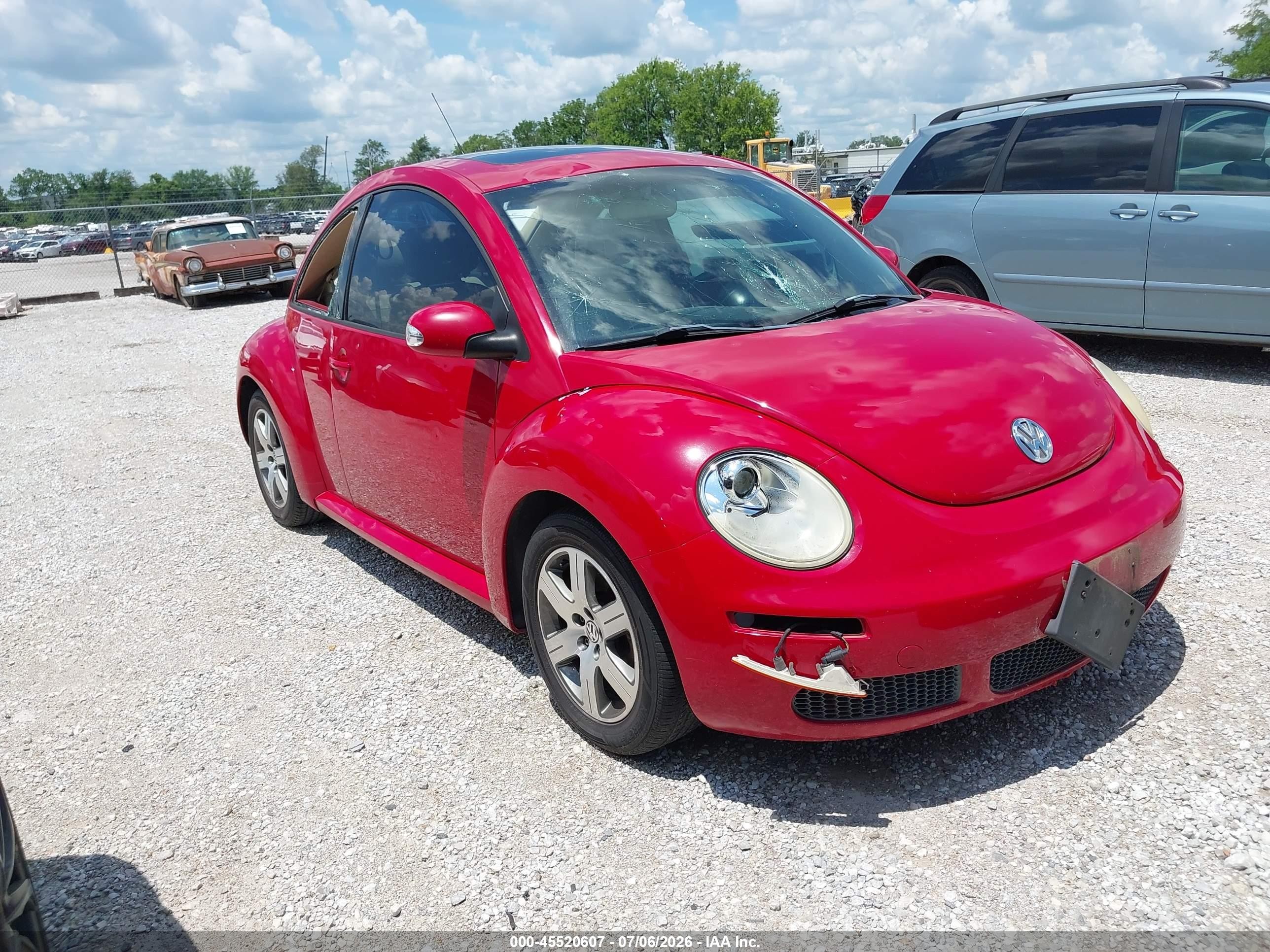 2006 Volkswagen New Beetle Tdi Красный vin: 3VWRR31C76M406450