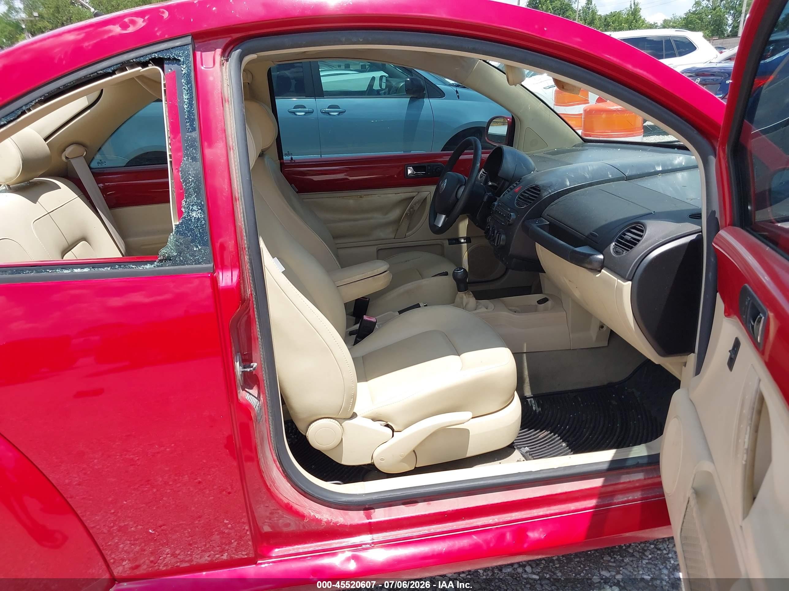 2006 Volkswagen New Beetle Tdi Красный vin: 3VWRR31C76M406450