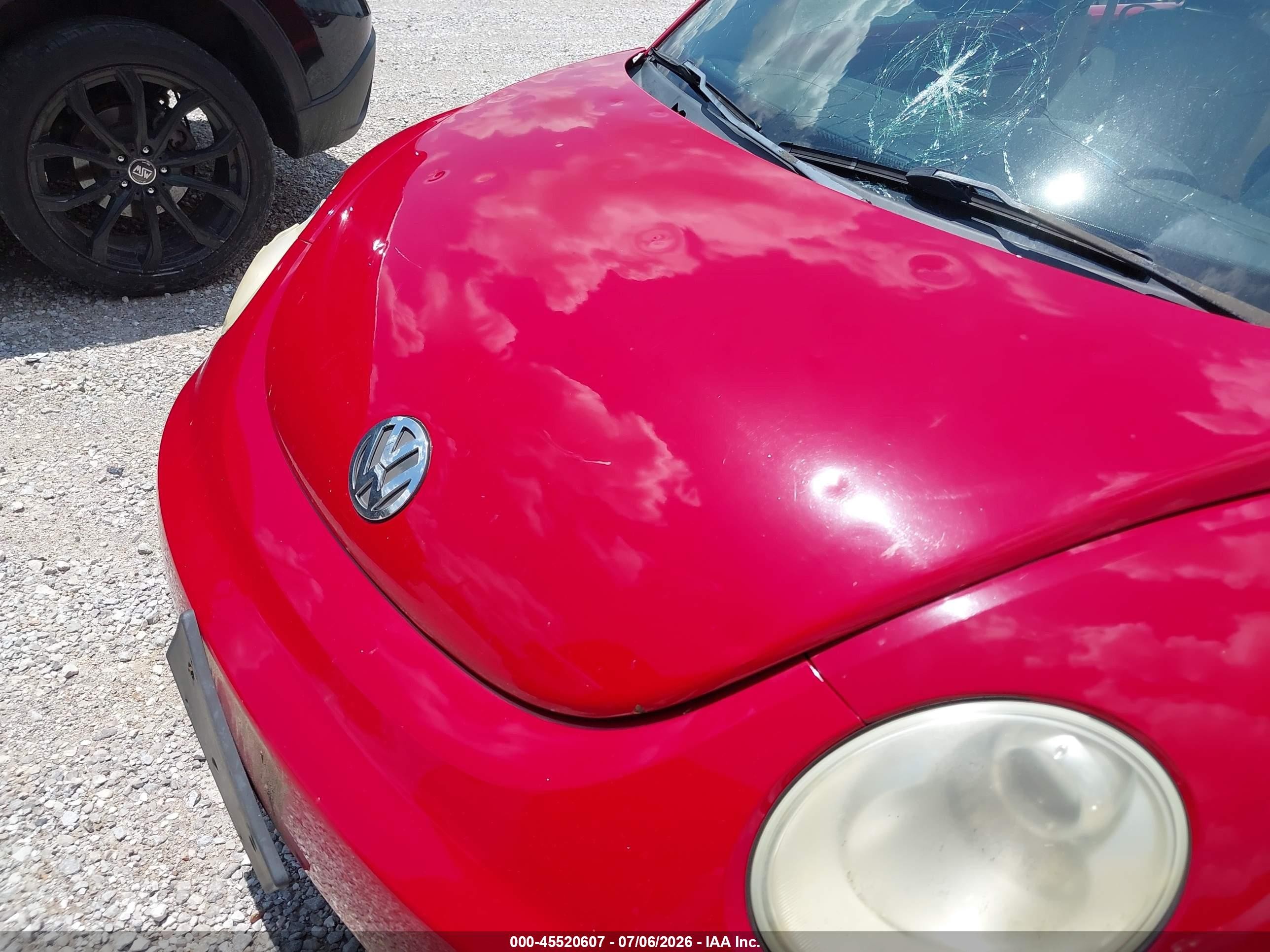 2006 Volkswagen New Beetle Tdi Красный vin: 3VWRR31C76M406450