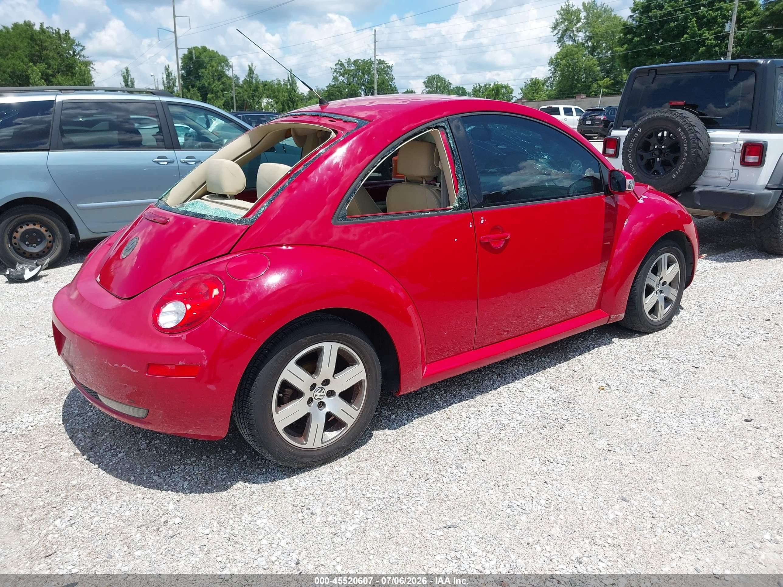 2006 Volkswagen New Beetle Tdi Красный vin: 3VWRR31C76M406450