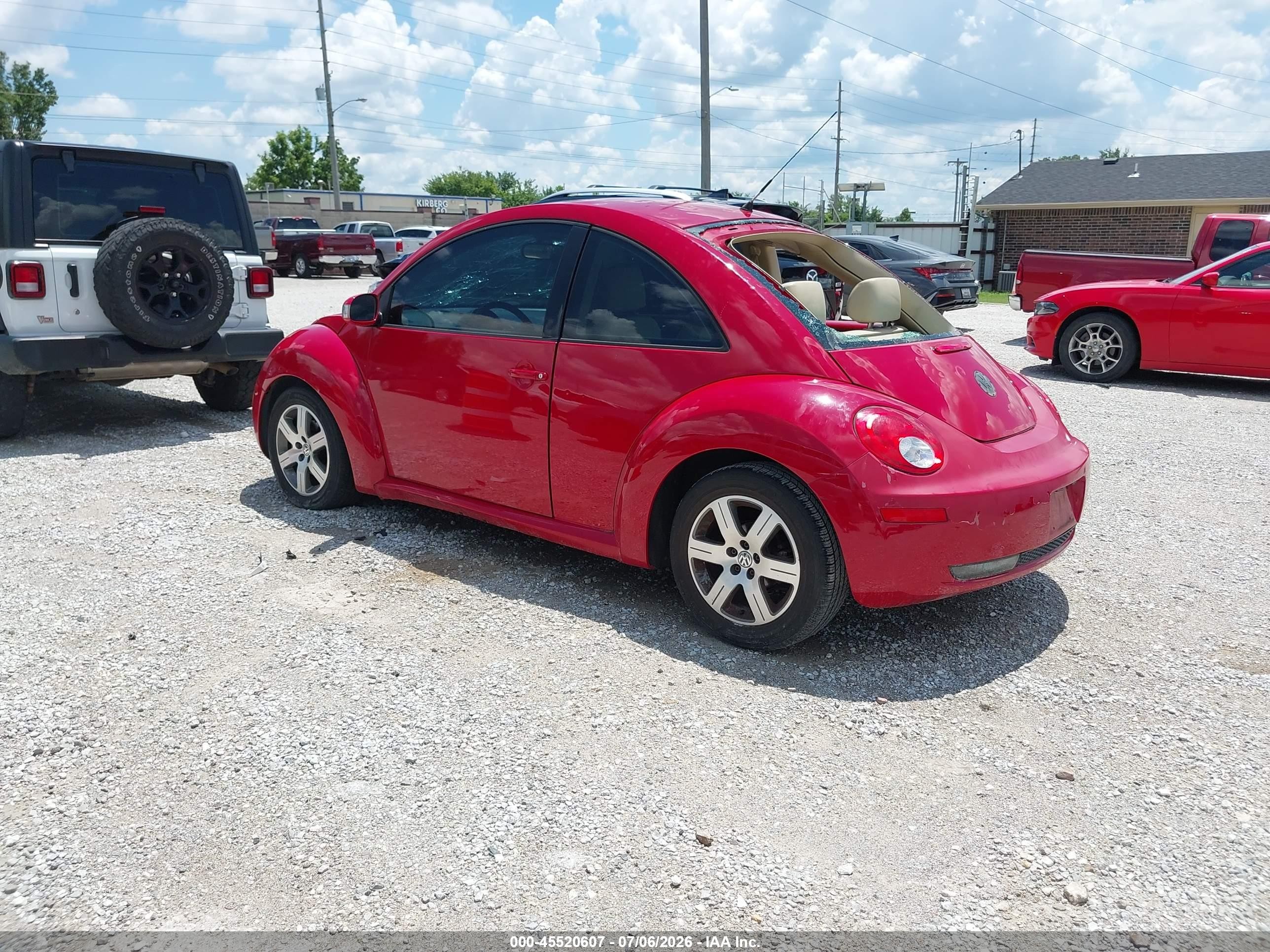 2006 Volkswagen New Beetle Tdi Красный vin: 3VWRR31C76M406450