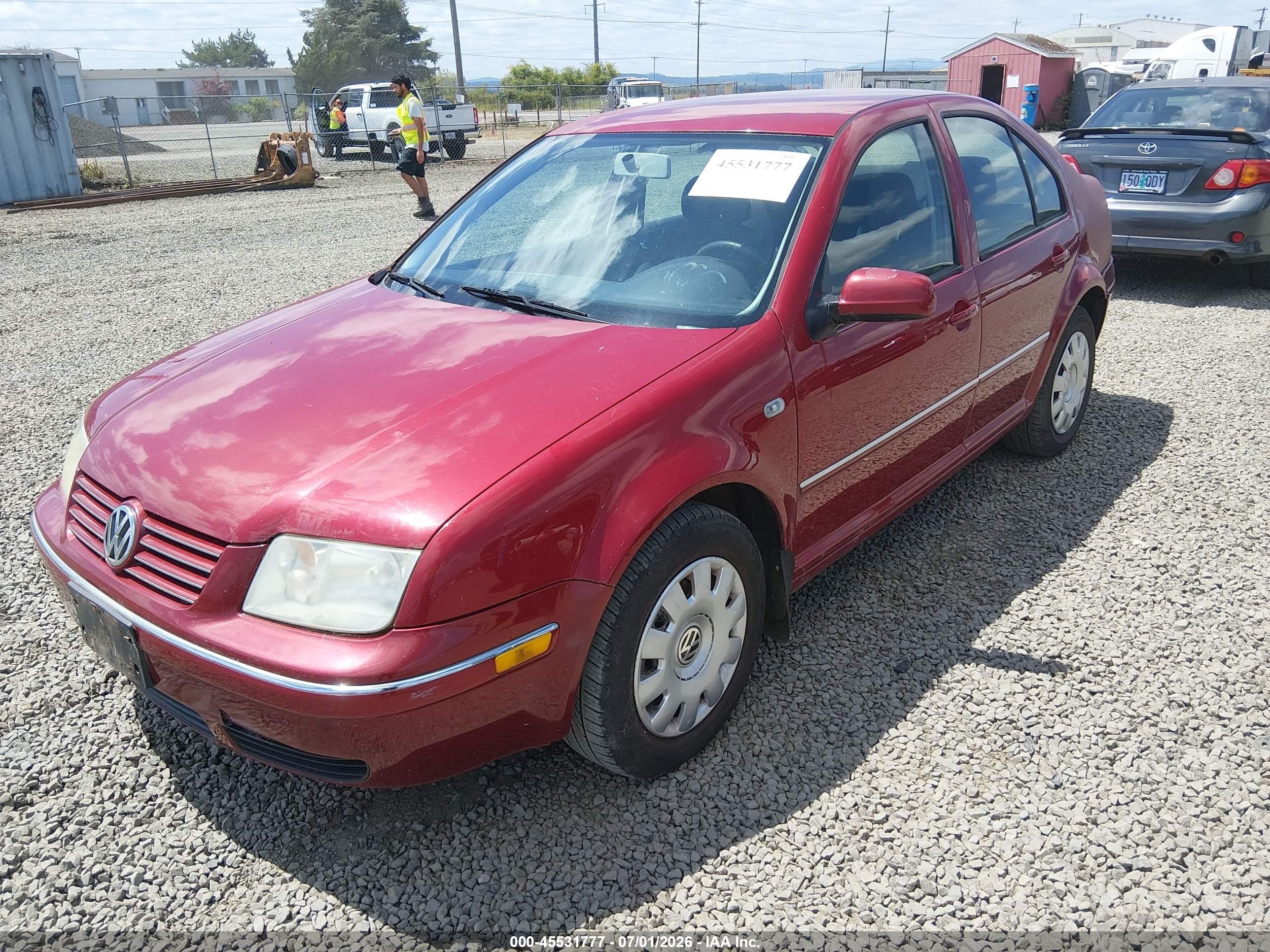 2004 Volkswagen Jetta Gl Tdi Red vin: 3VWRR69M84M078659