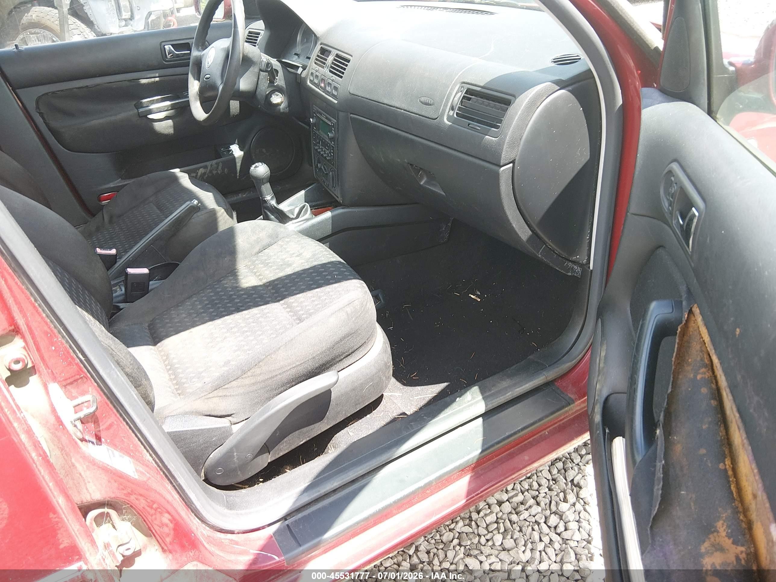 2004 Volkswagen Jetta Gl Tdi Red vin: 3VWRR69M84M078659