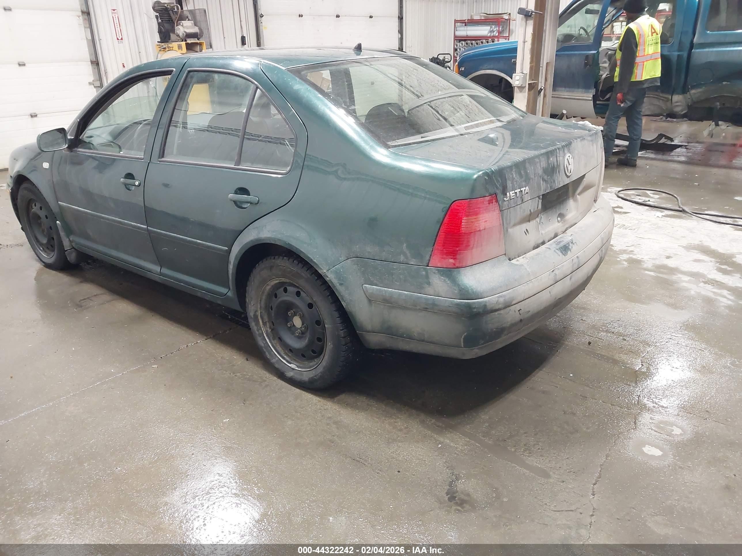 2001 Volkswagen Jetta Gl Green vin: 3VWRS29M91M004109