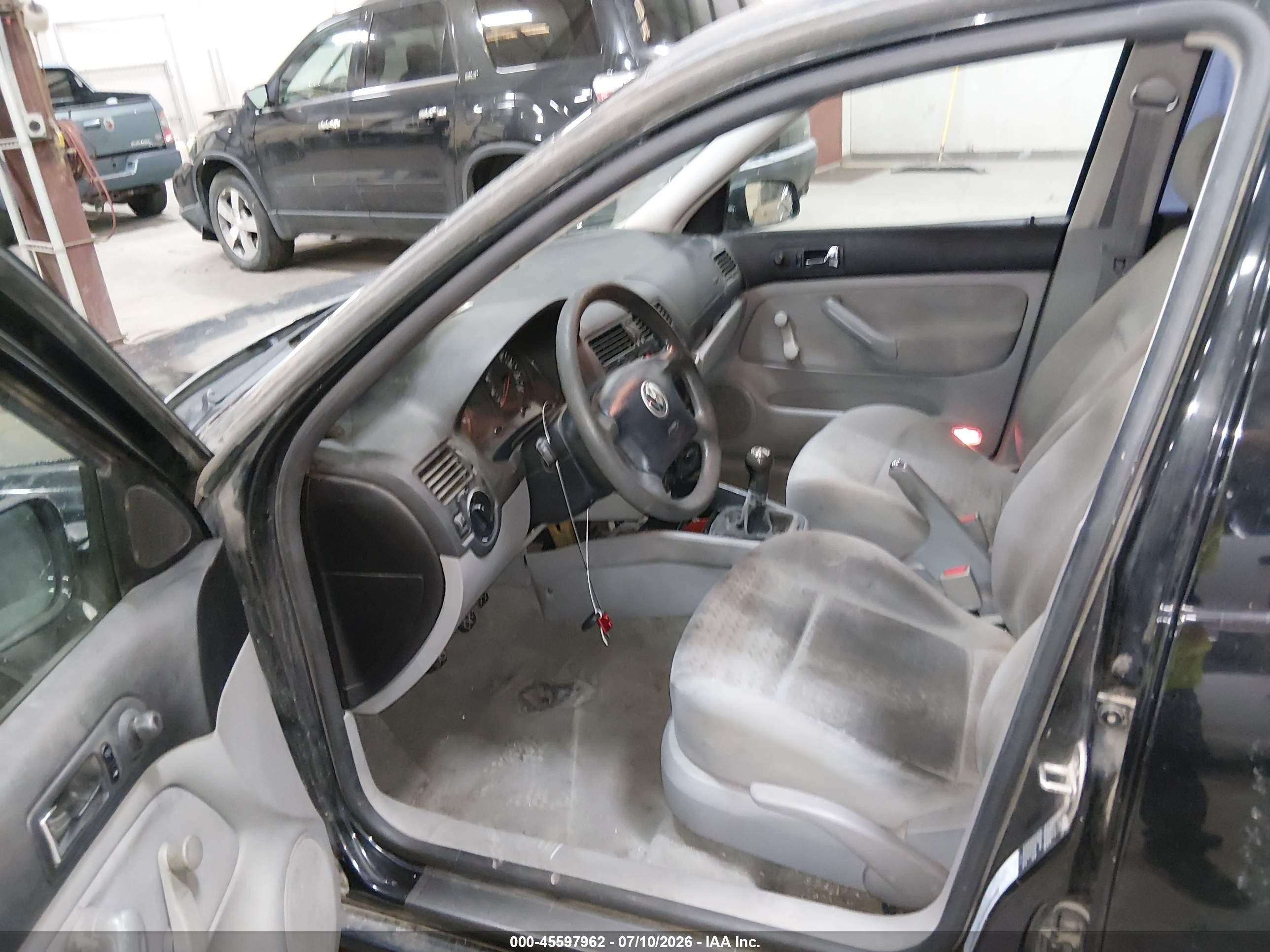 2001 Volkswagen Jetta Gl Черный vin: 3VWRT29M41M019677