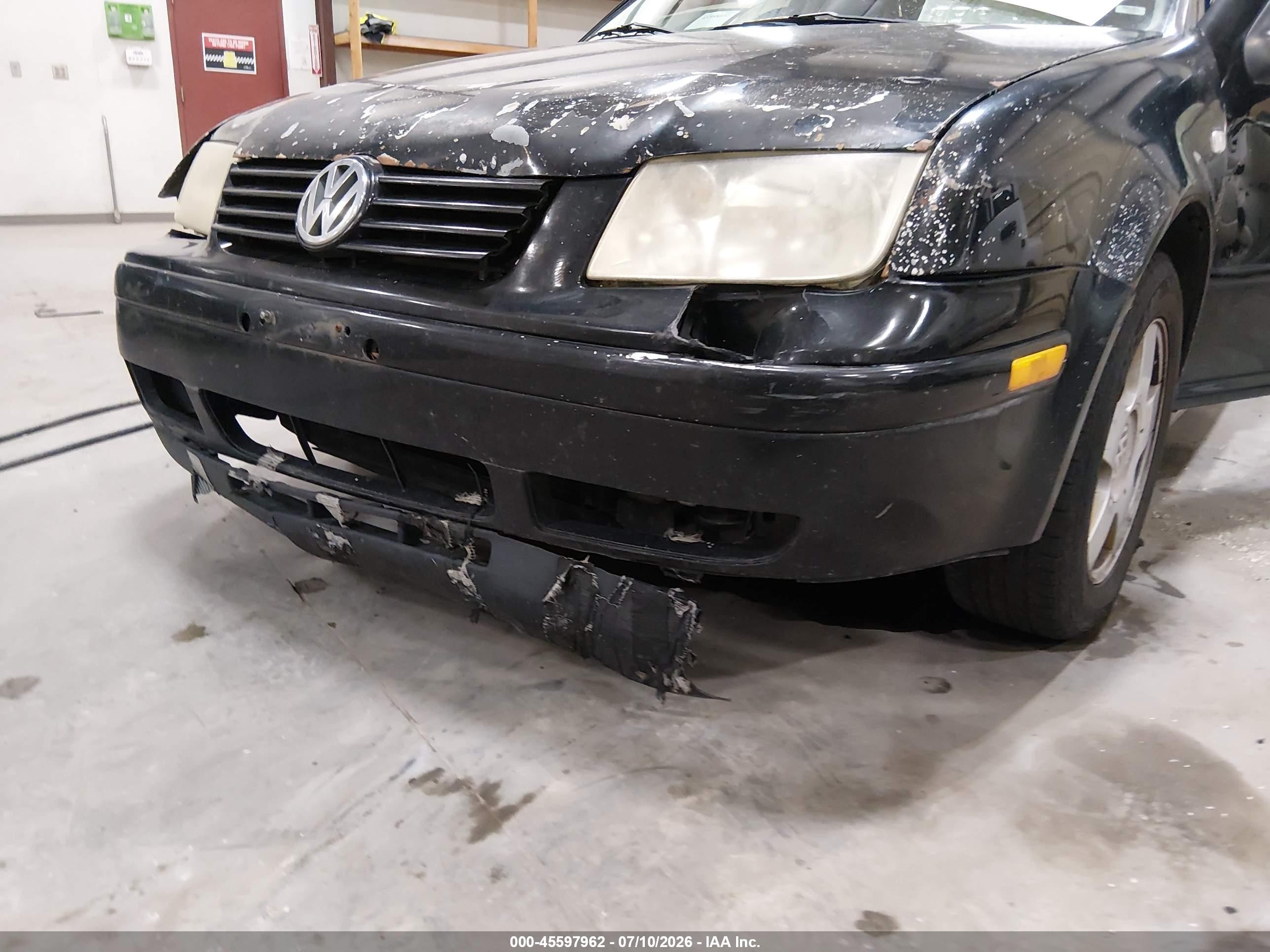 2001 Volkswagen Jetta Gl Черный vin: 3VWRT29M41M019677