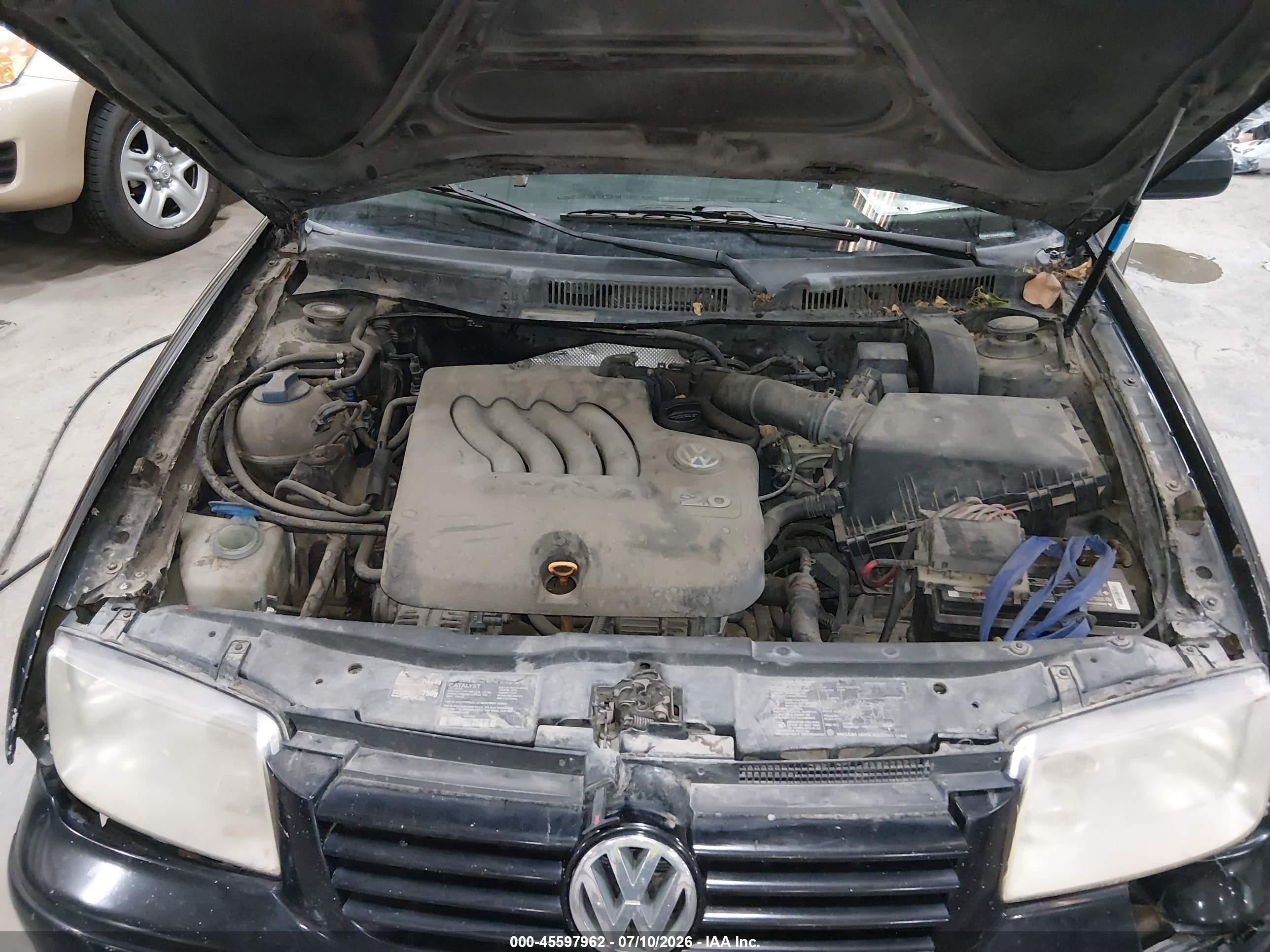 2001 Volkswagen Jetta Gl Черный vin: 3VWRT29M41M019677