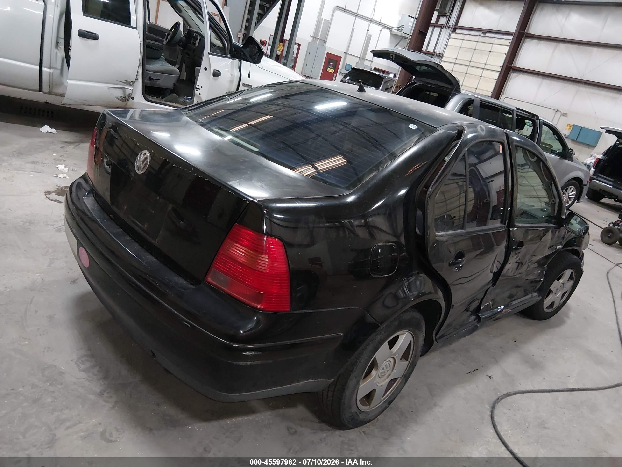 2001 Volkswagen Jetta Gl Черный vin: 3VWRT29M41M019677