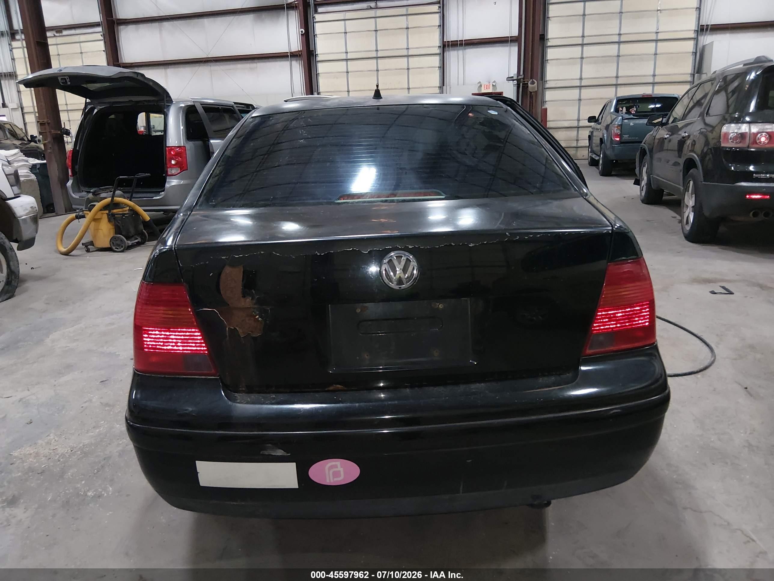 2001 Volkswagen Jetta Gl Черный vin: 3VWRT29M41M019677