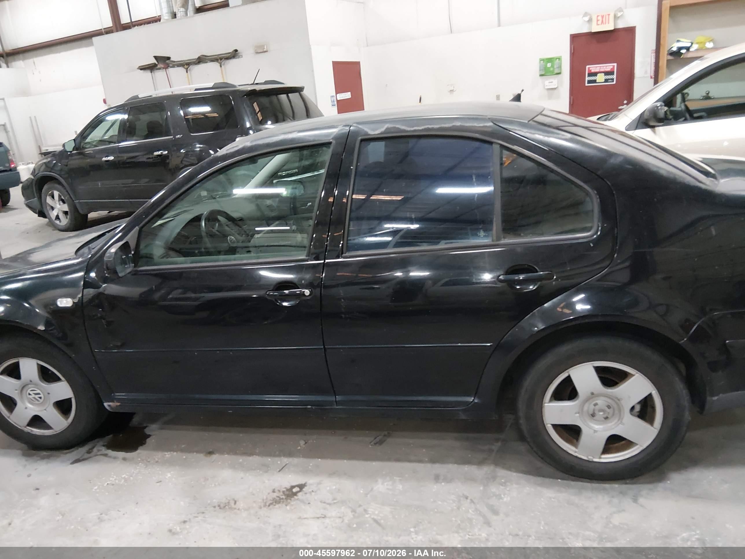 2001 Volkswagen Jetta Gl Черный vin: 3VWRT29M41M019677
