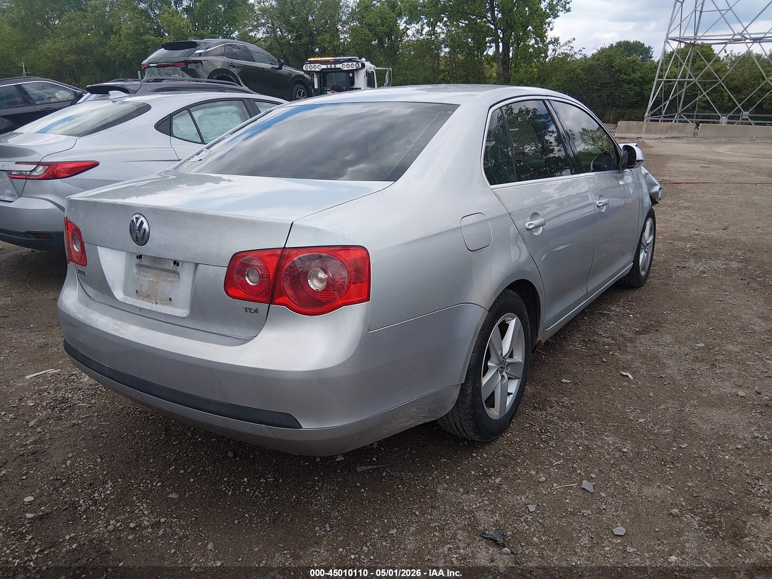 2006 Volkswagen Jetta Tdi Silver vin: 3VWRT71K06M776171